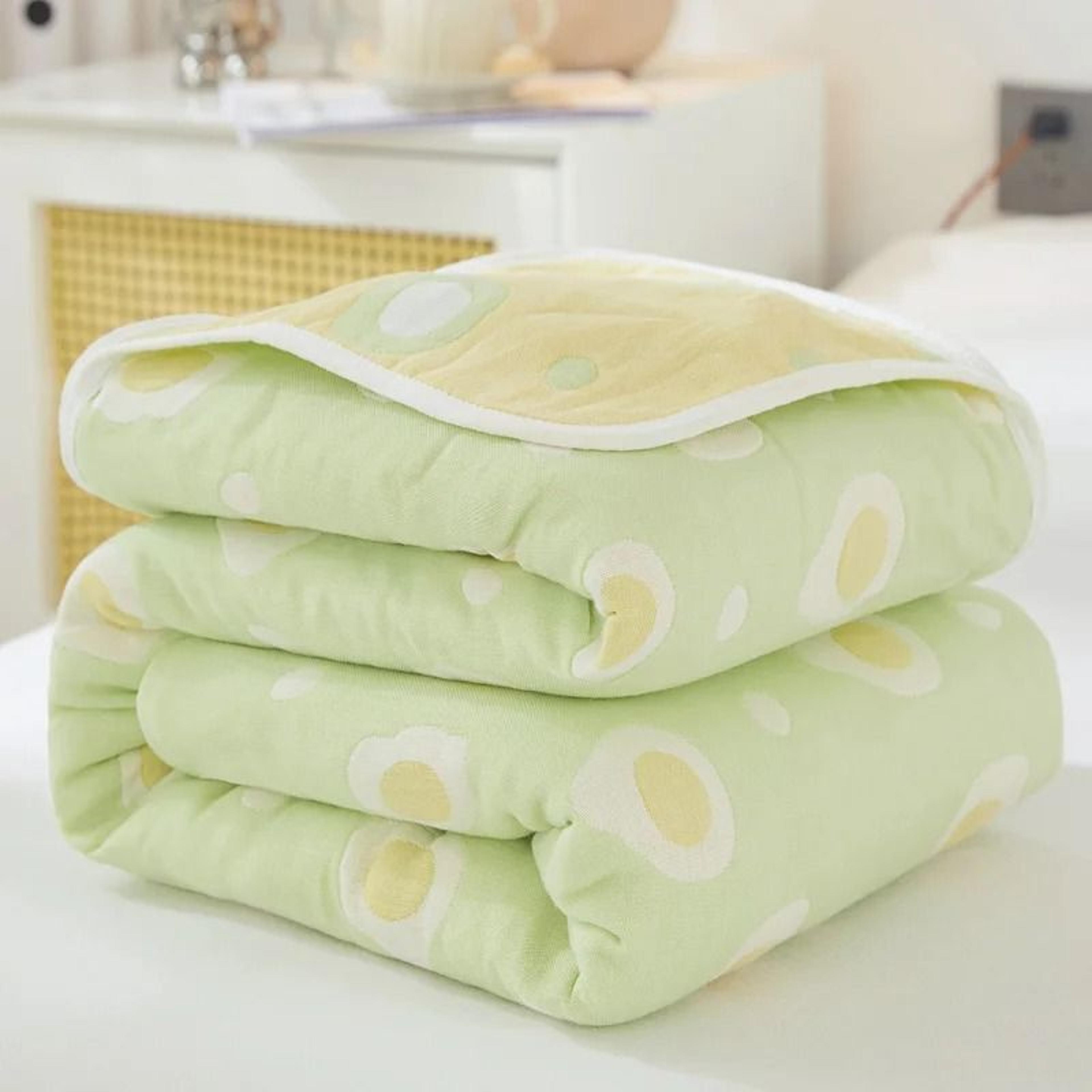 6 Layer Cotton Muslin Blanket Breathable Summer Throw 21