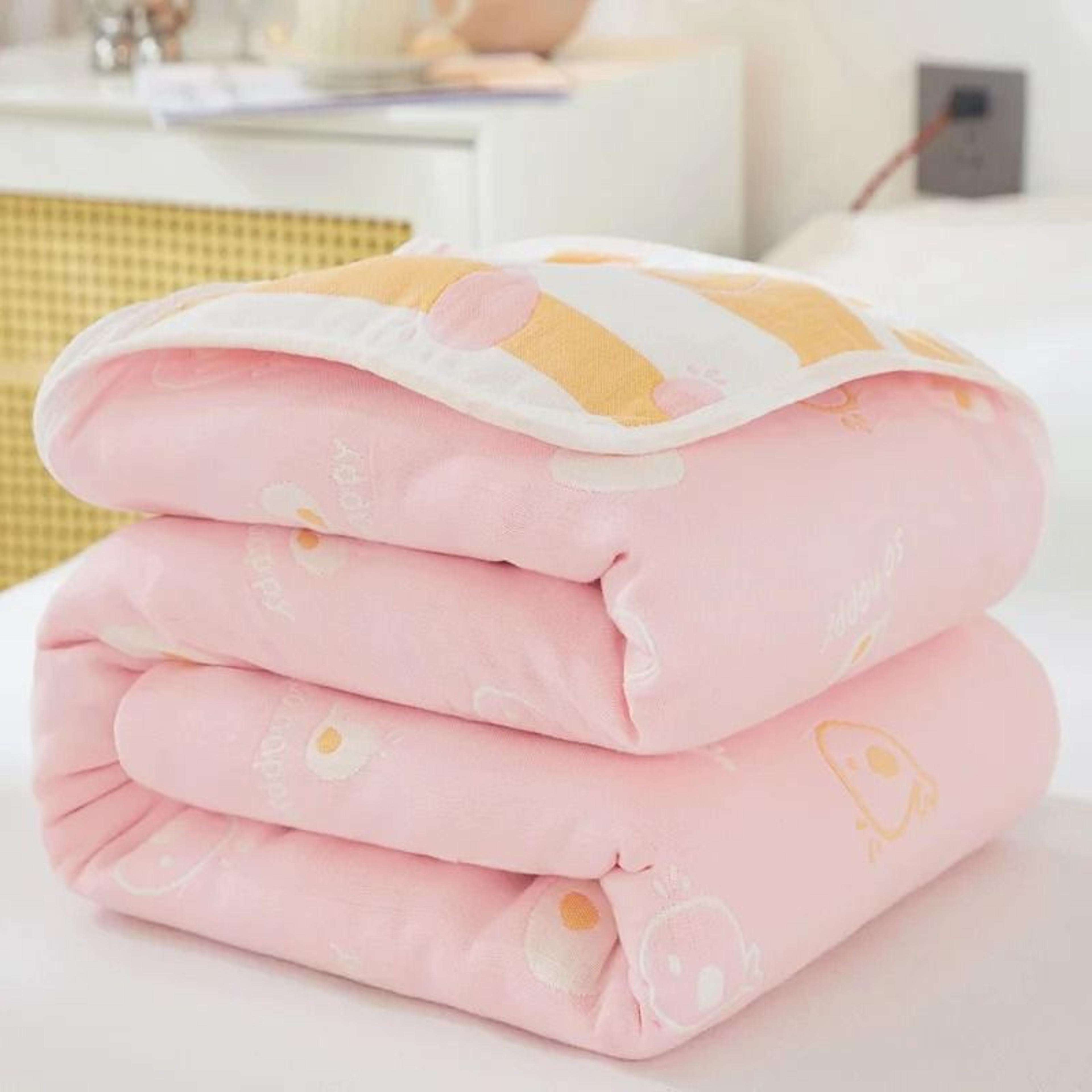 6 Layer Cotton Muslin Blanket Breathable Summer Throw 22