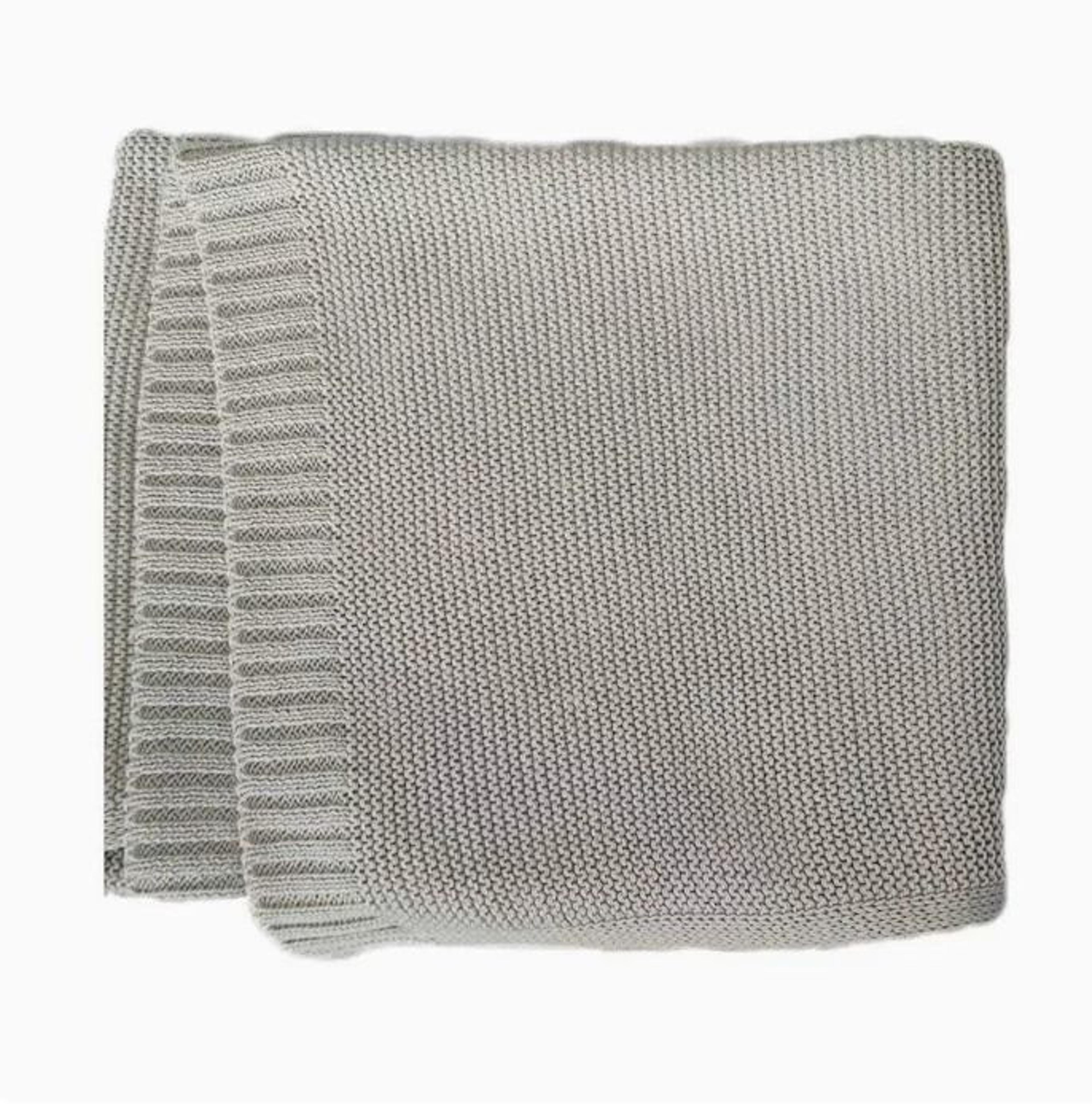 Personalized Knit Baby Blanket Custom Embroidered Name Gift 9