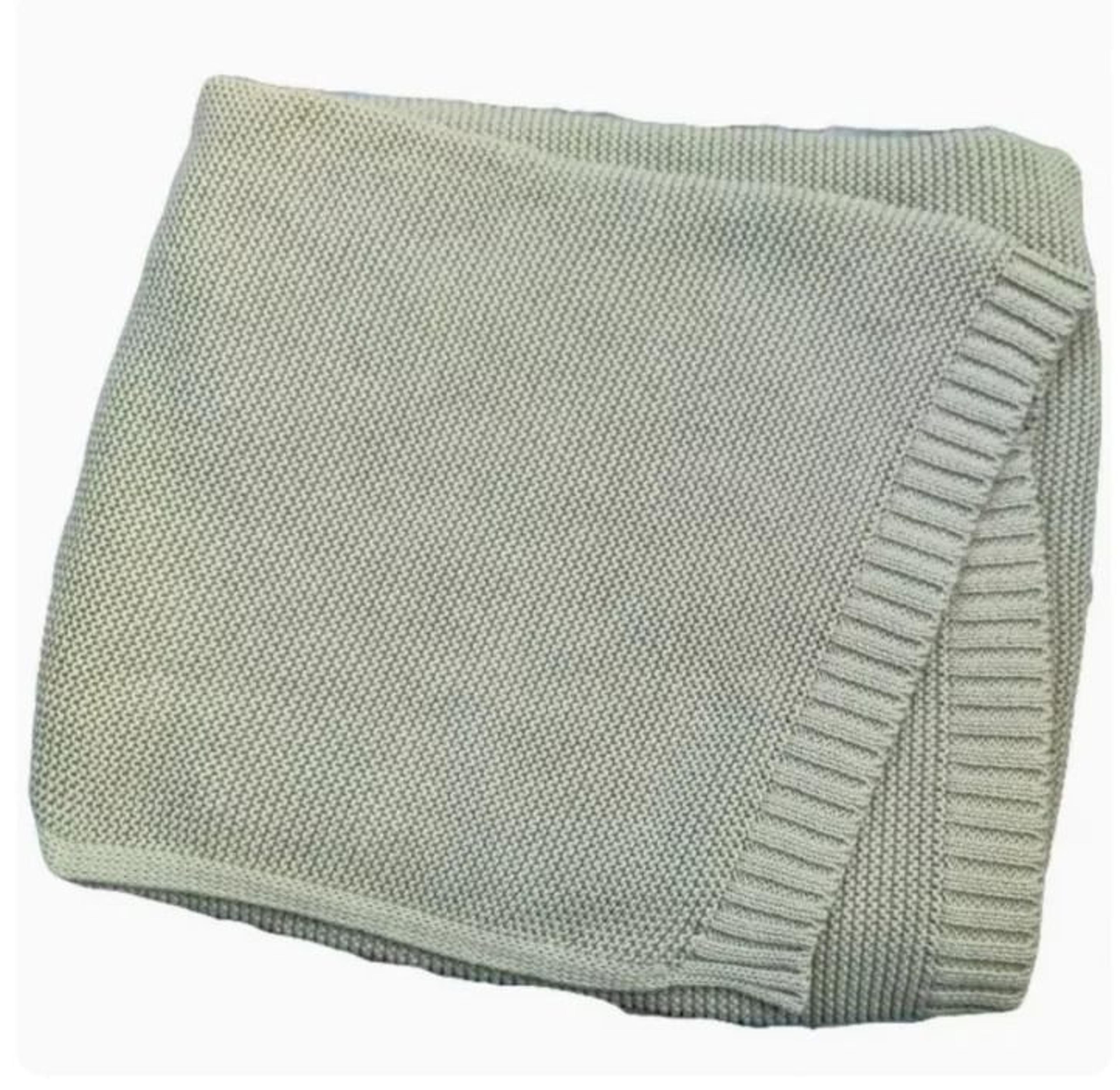 Personalized Knit Baby Blanket Custom Embroidered Name Gift 14