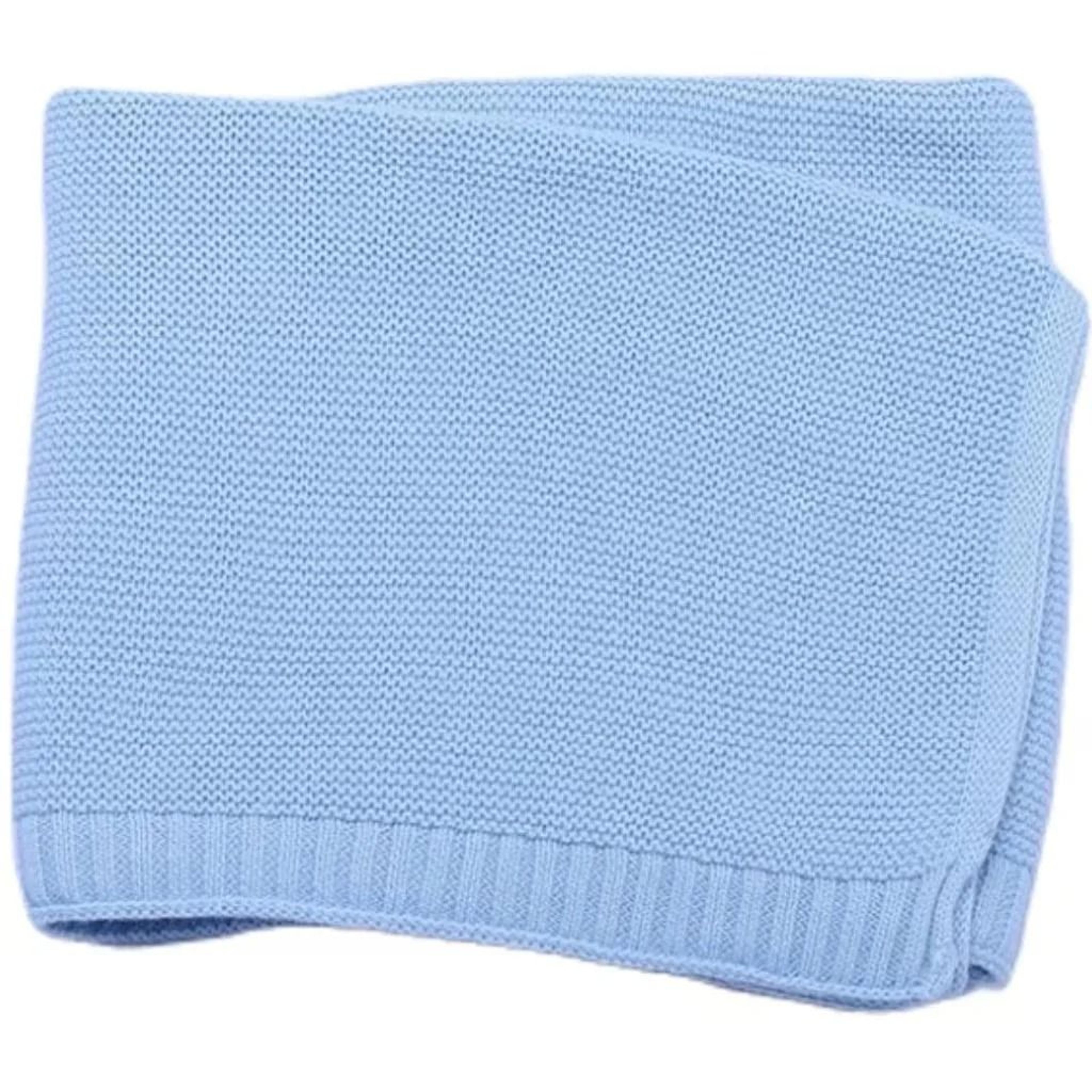 Personalized Knit Baby Blanket Custom Embroidered Name Gift 2