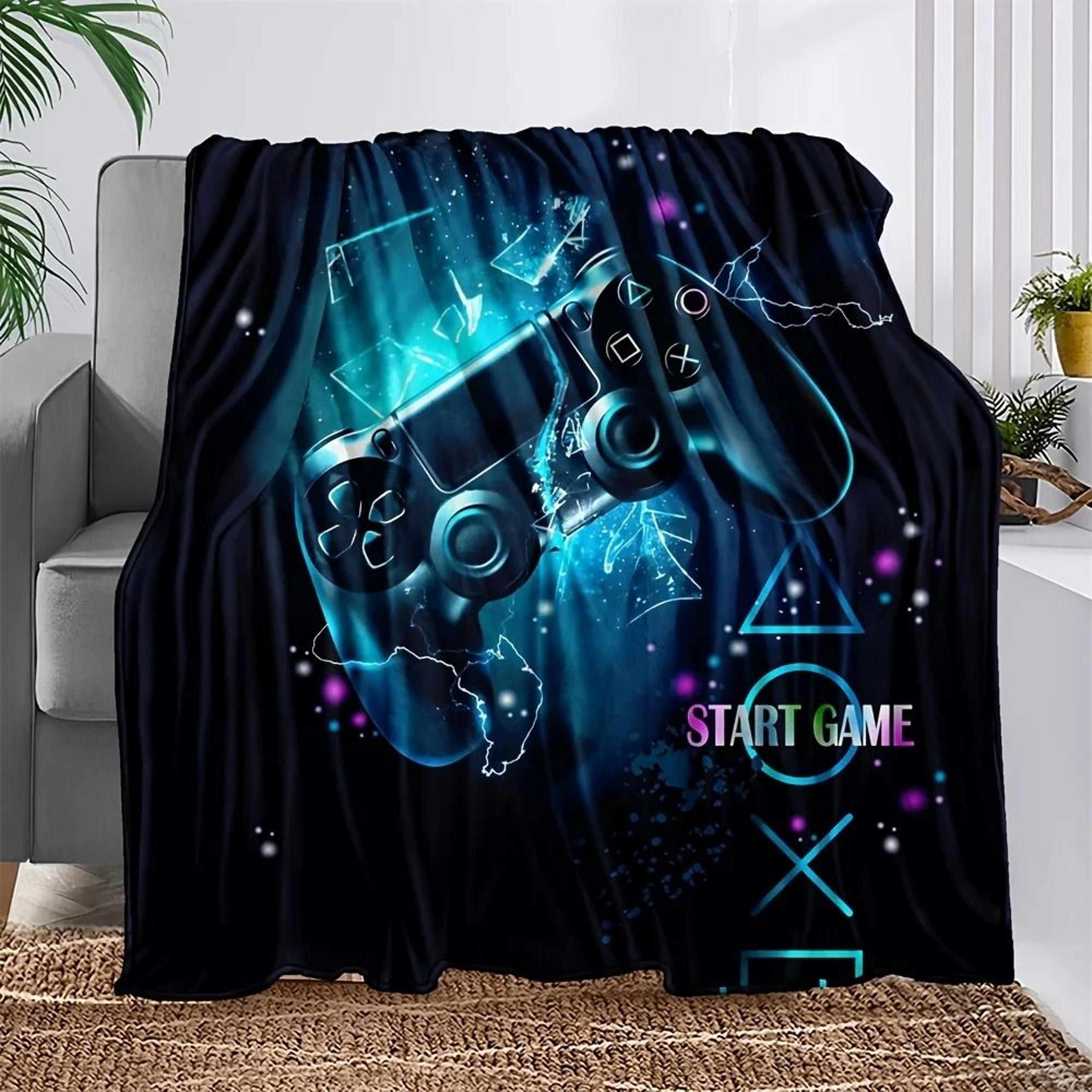 Microfiber Gaming Throw Blanket Soft Warm Bed Sofa Cover 7