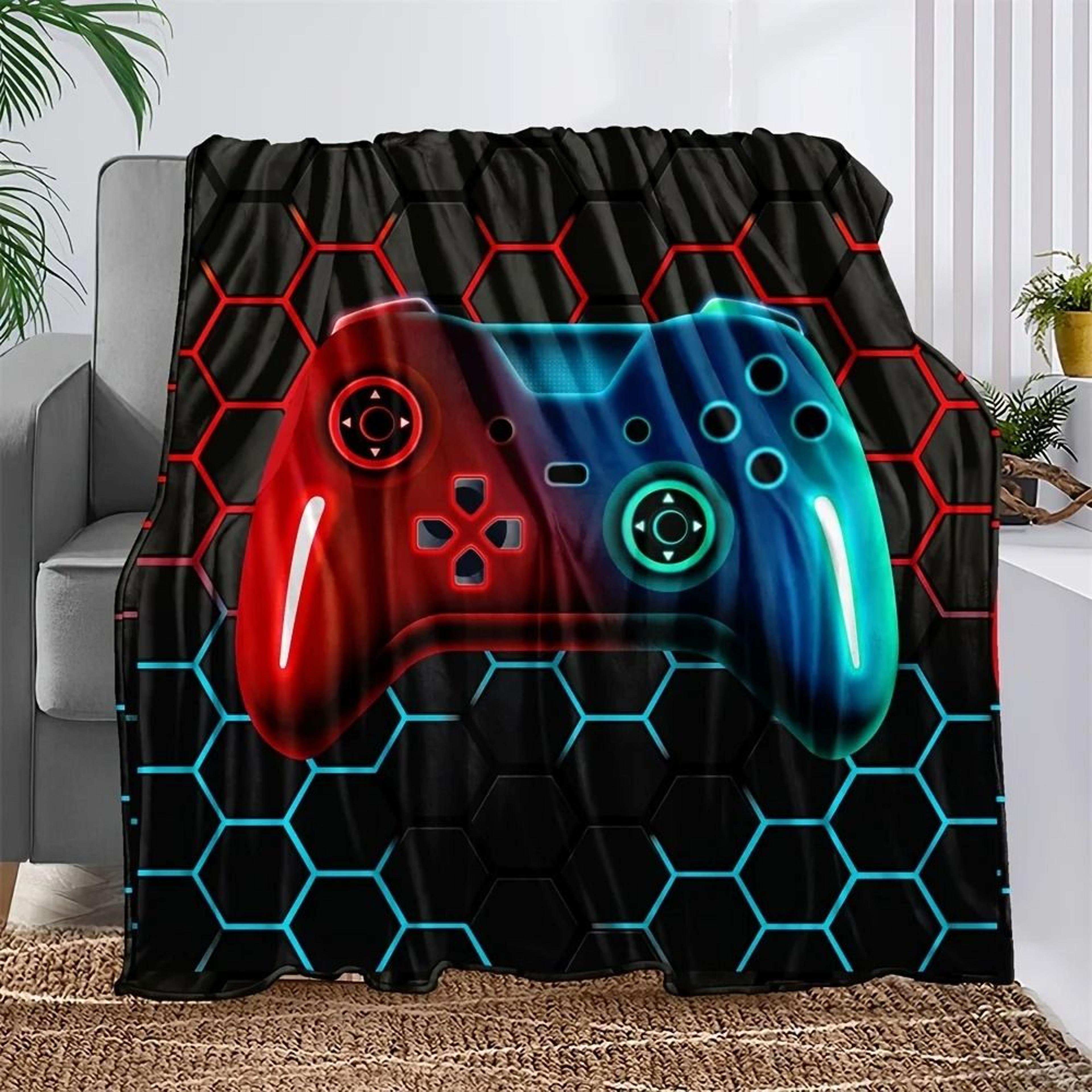 Microfiber Gaming Throw Blanket Soft Warm Bed Sofa Cover 2