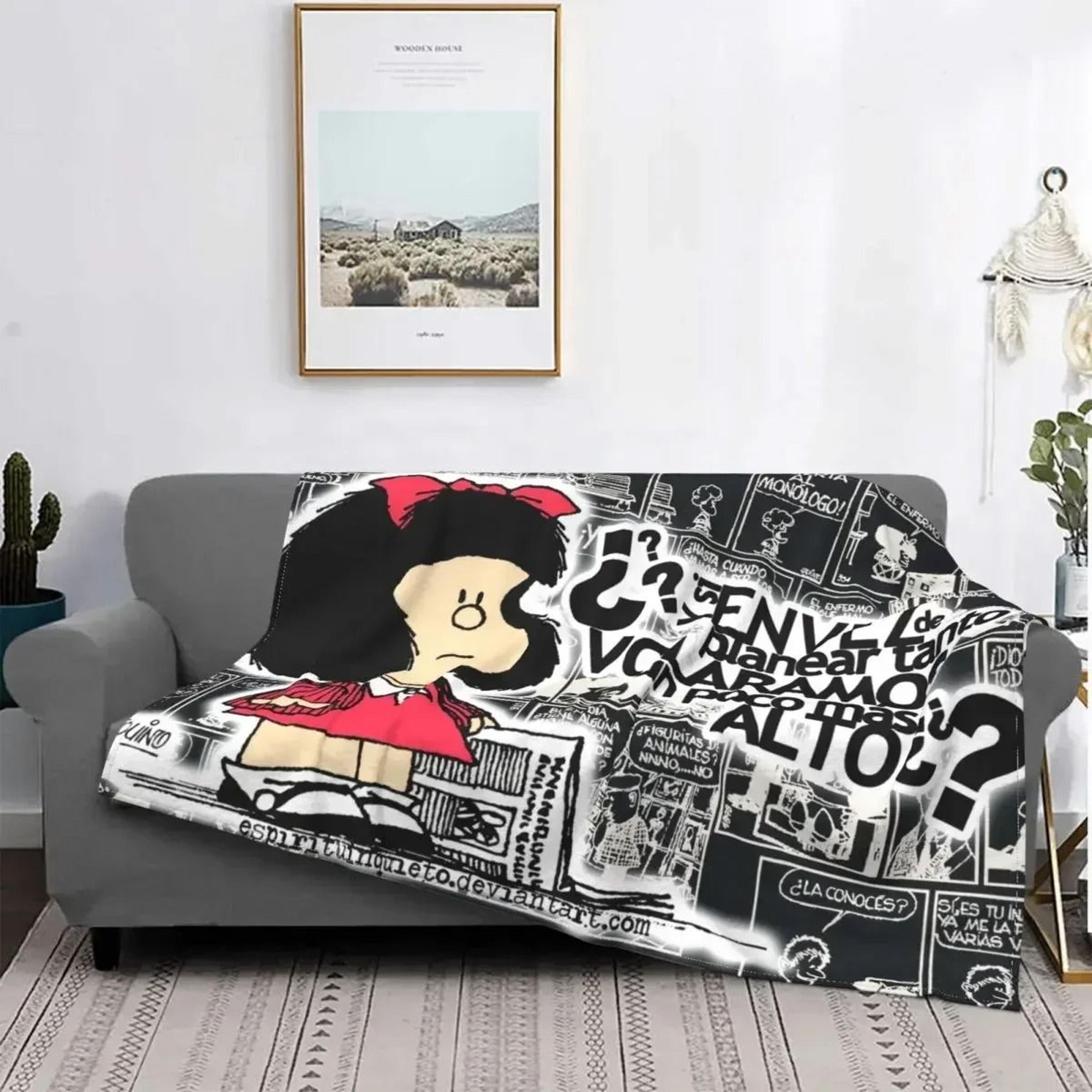 Love Mafalda Soft Flannel Fleece Cartoon Throw Blanket 20