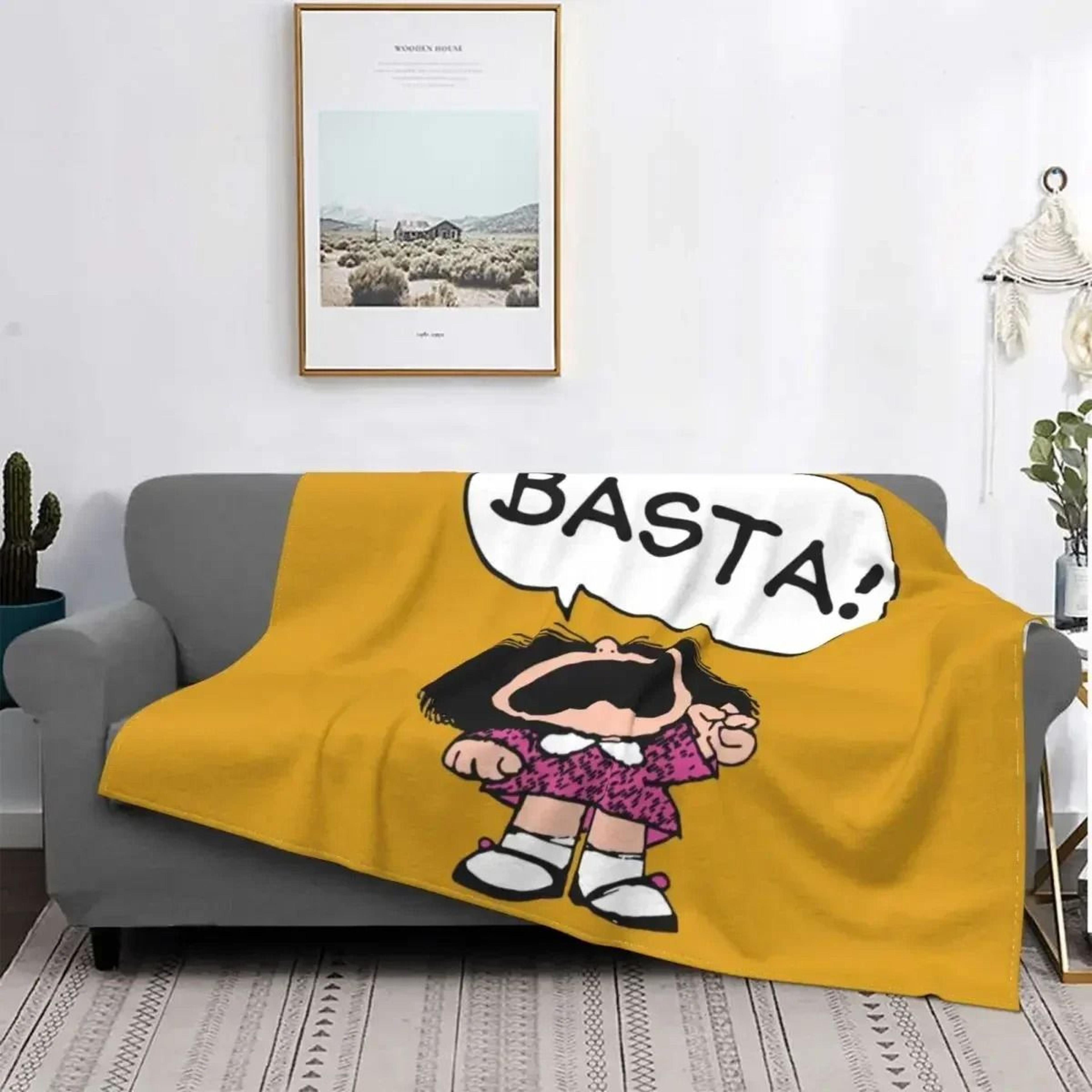 Love Mafalda Soft Flannel Fleece Cartoon Throw Blanket 21