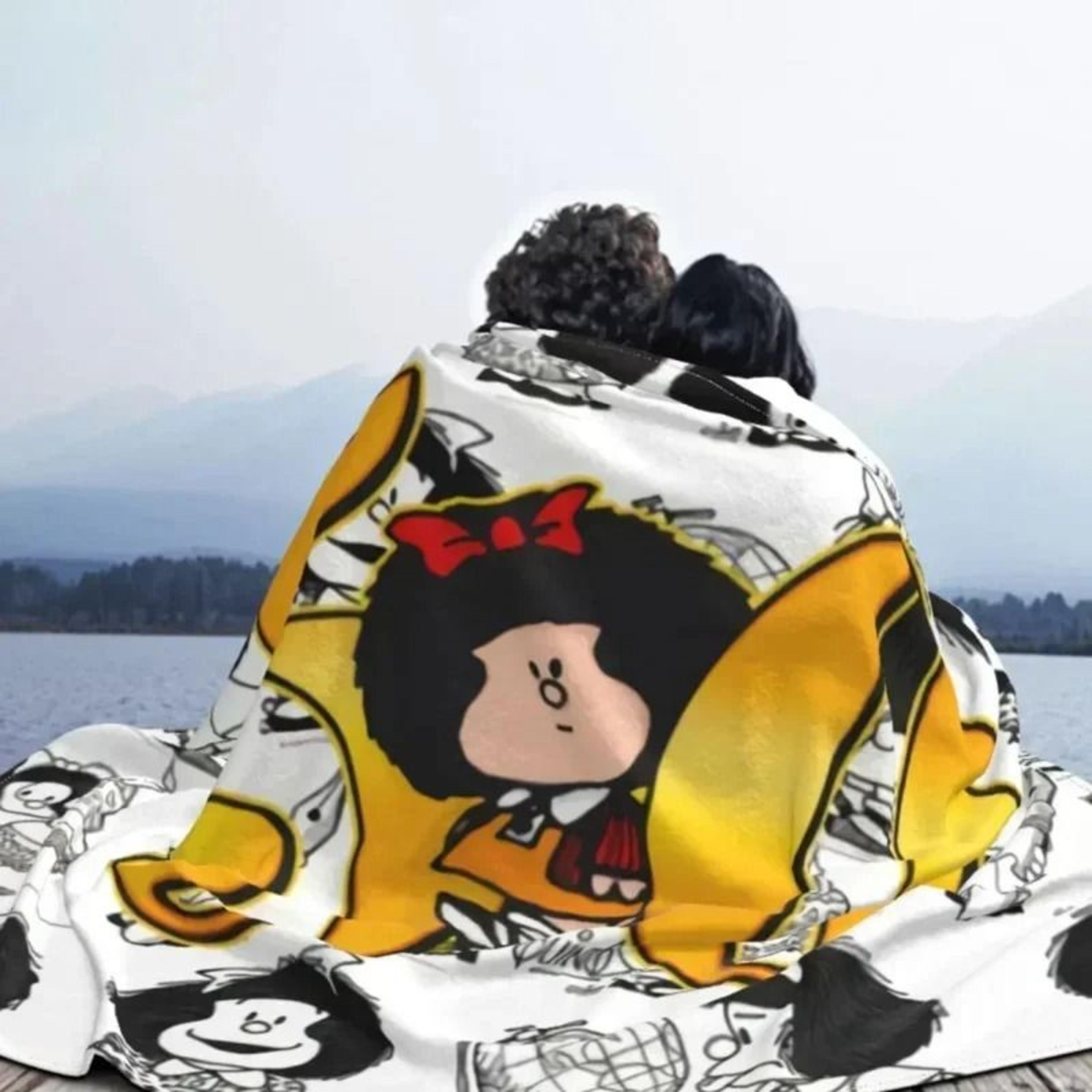Love Mafalda Soft Flannel Fleece Cartoon Throw Blanket 24
