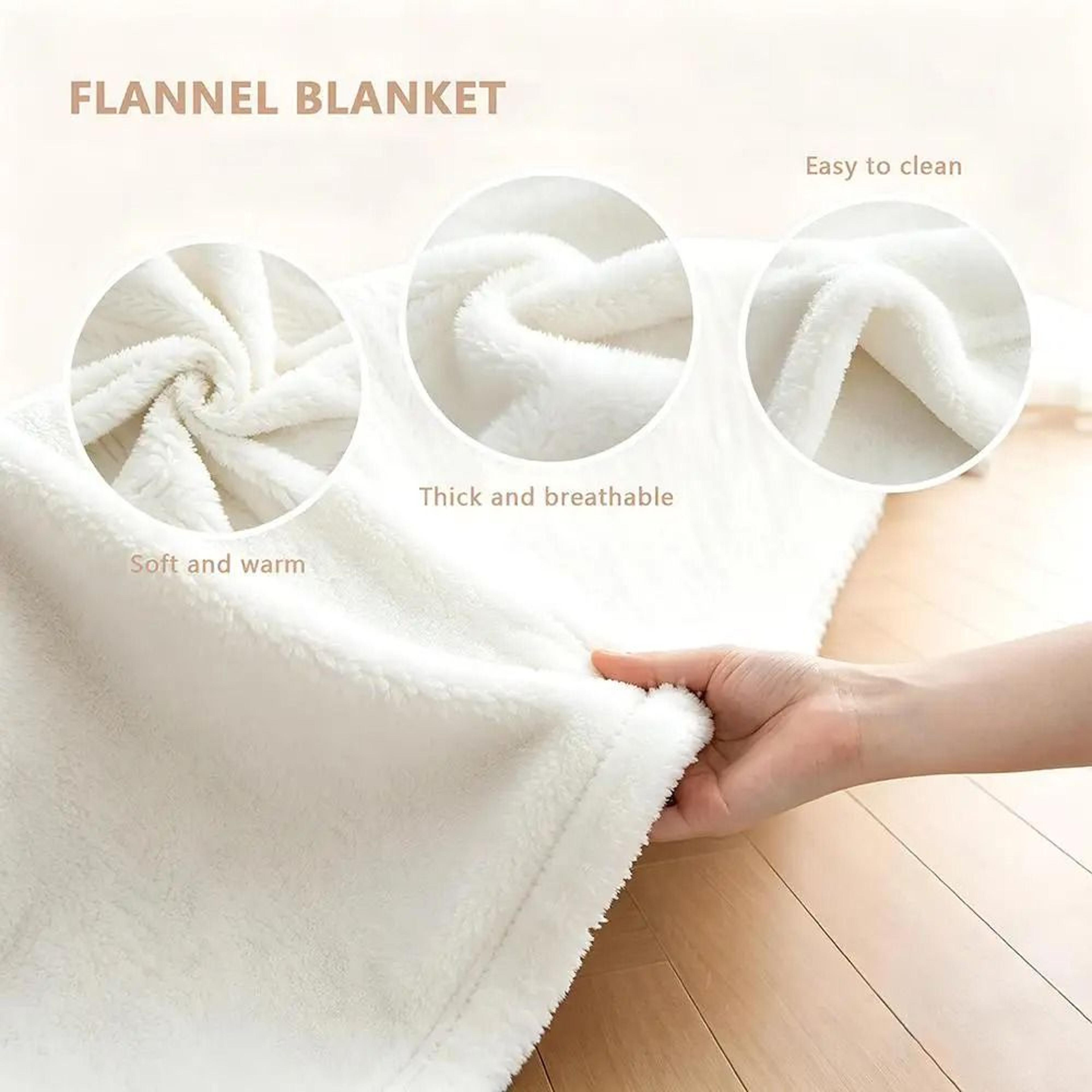 Zhang Linghe Plush Throw Blanket Soft Celebrity Sofa Blanket 26
