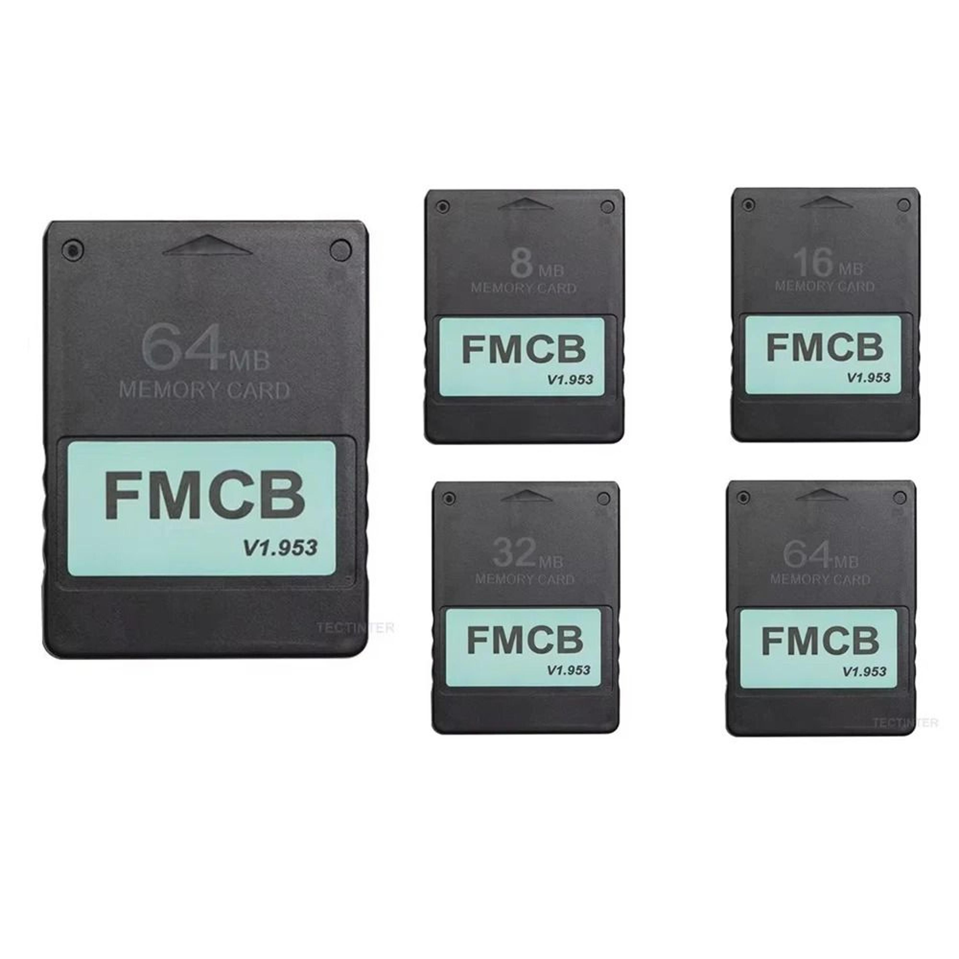 ps2 free mcboot memory card fmcb v1.953 opl boot card 8mb to 64mb