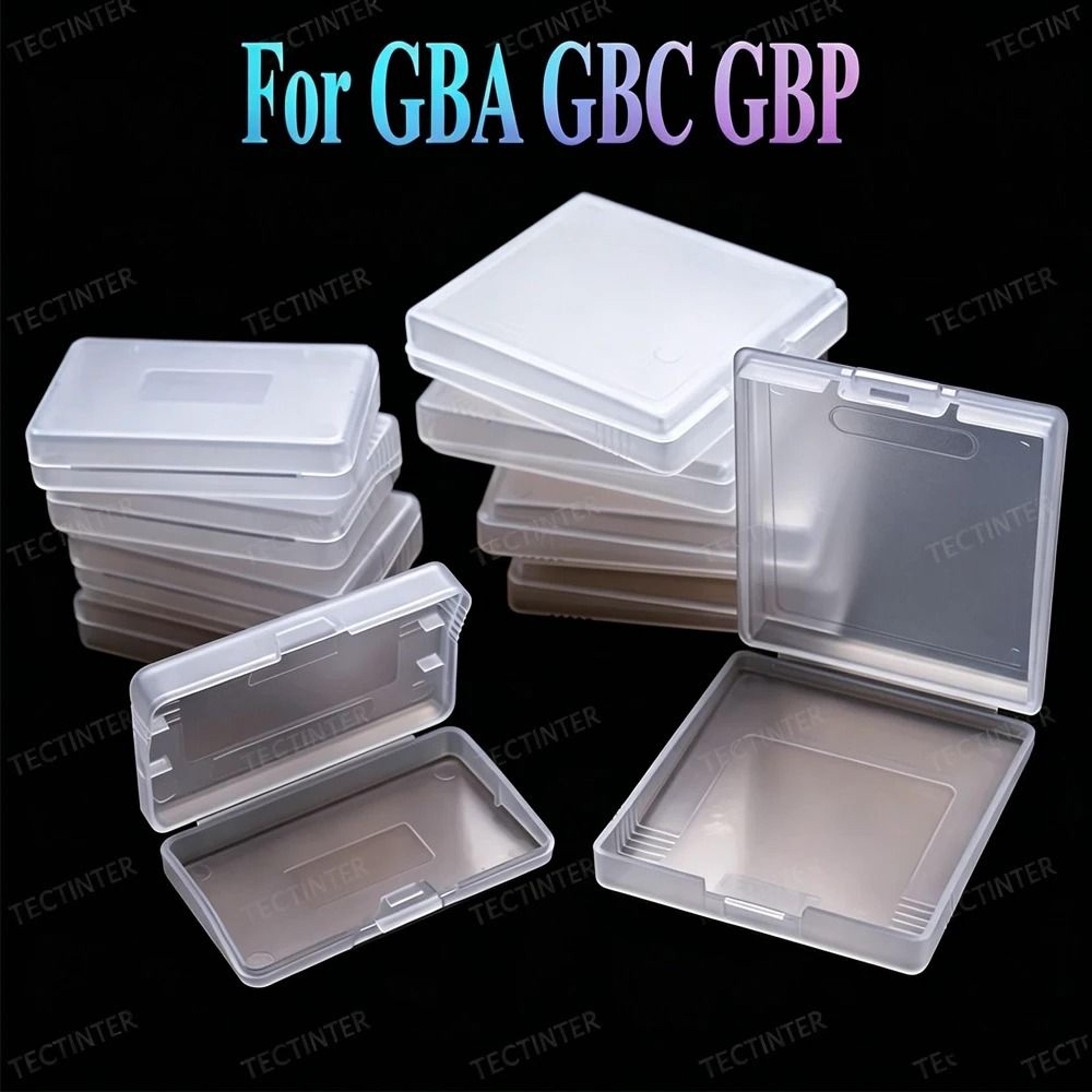 game boy cartridge case plastic storage protector for gba gbc and gbp games