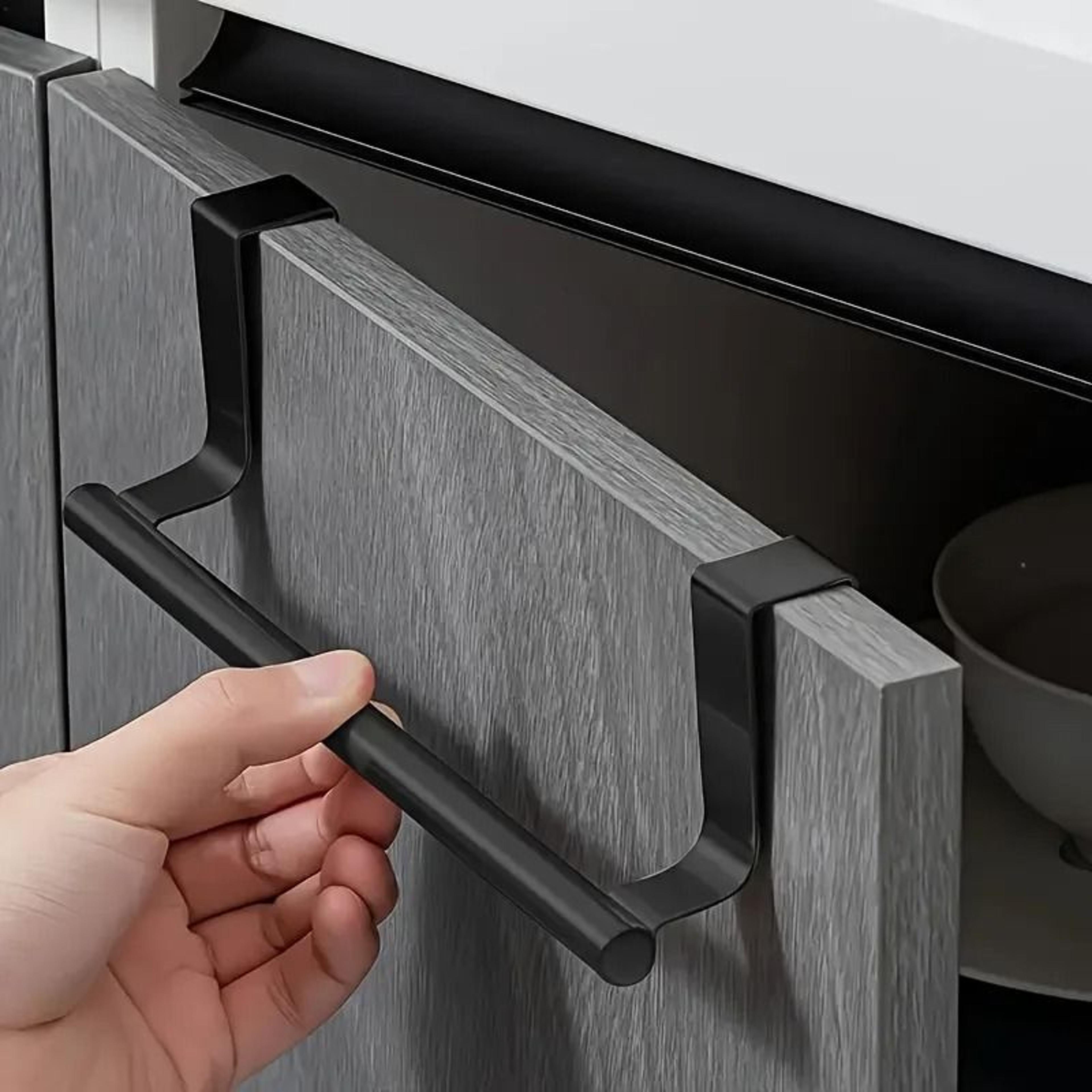stainless steel over door towel bar holder