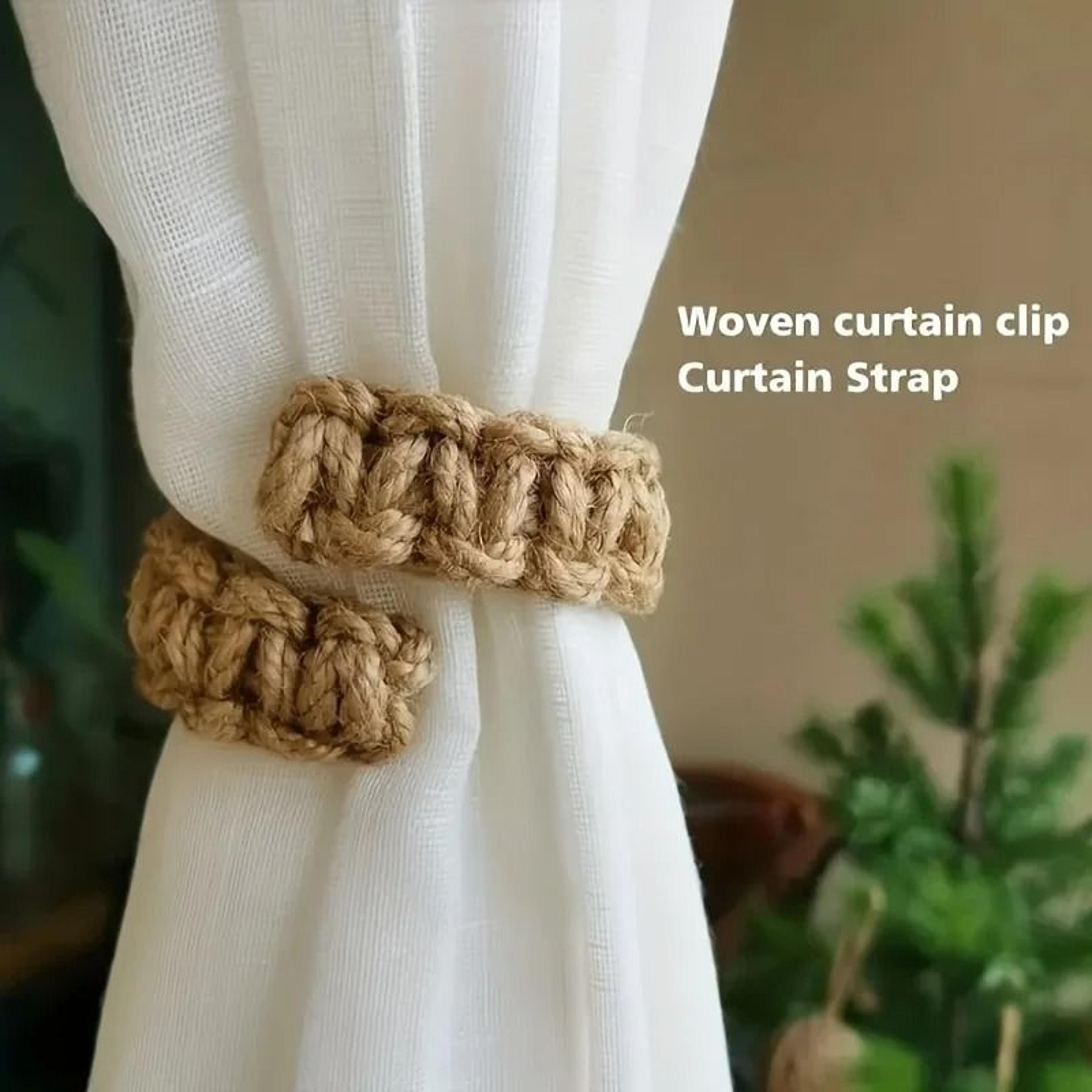 braided curtain tiebacks for bedroom living room and home decor