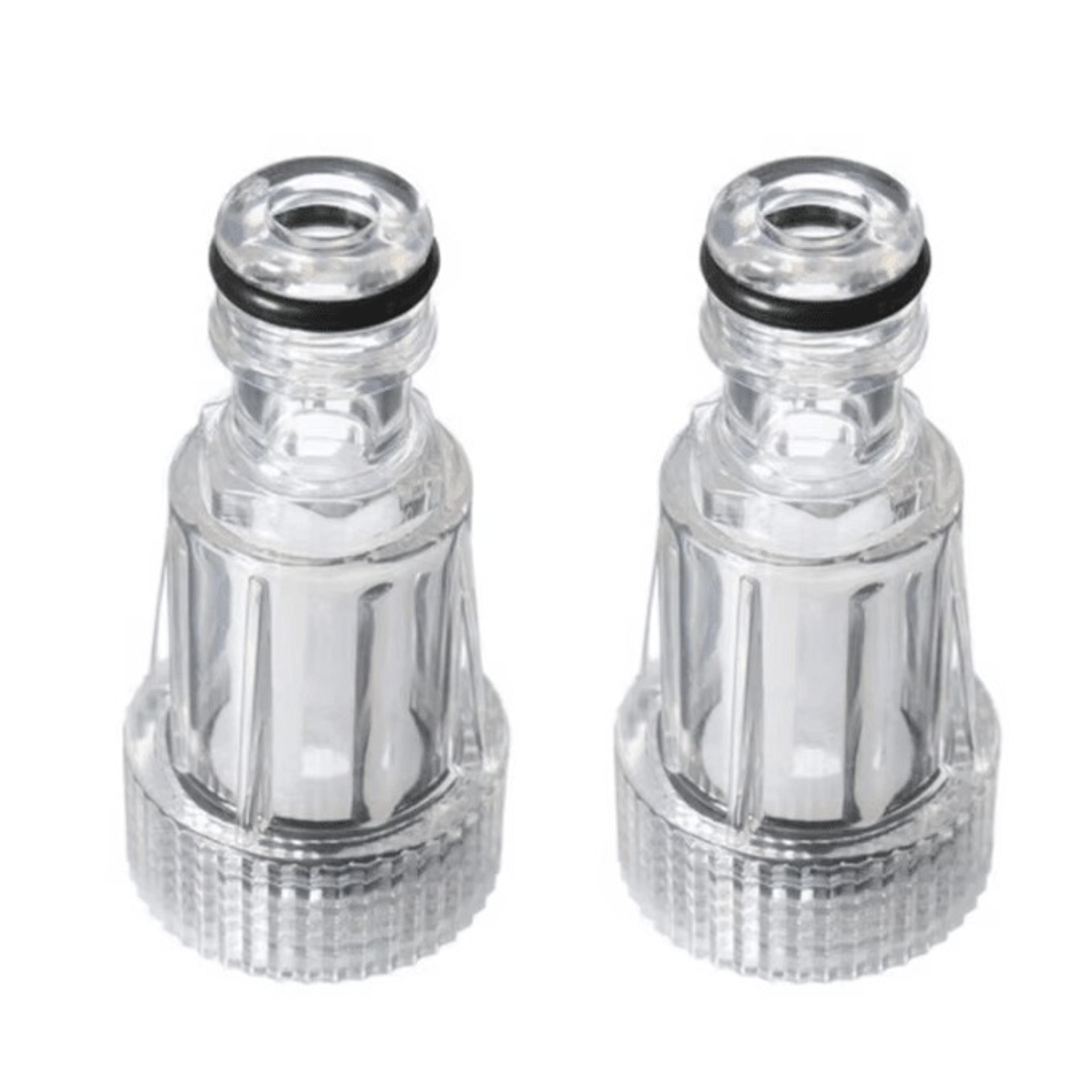 2-piece pressure washer water filter with 10 replacement nets for karcher k2–k7