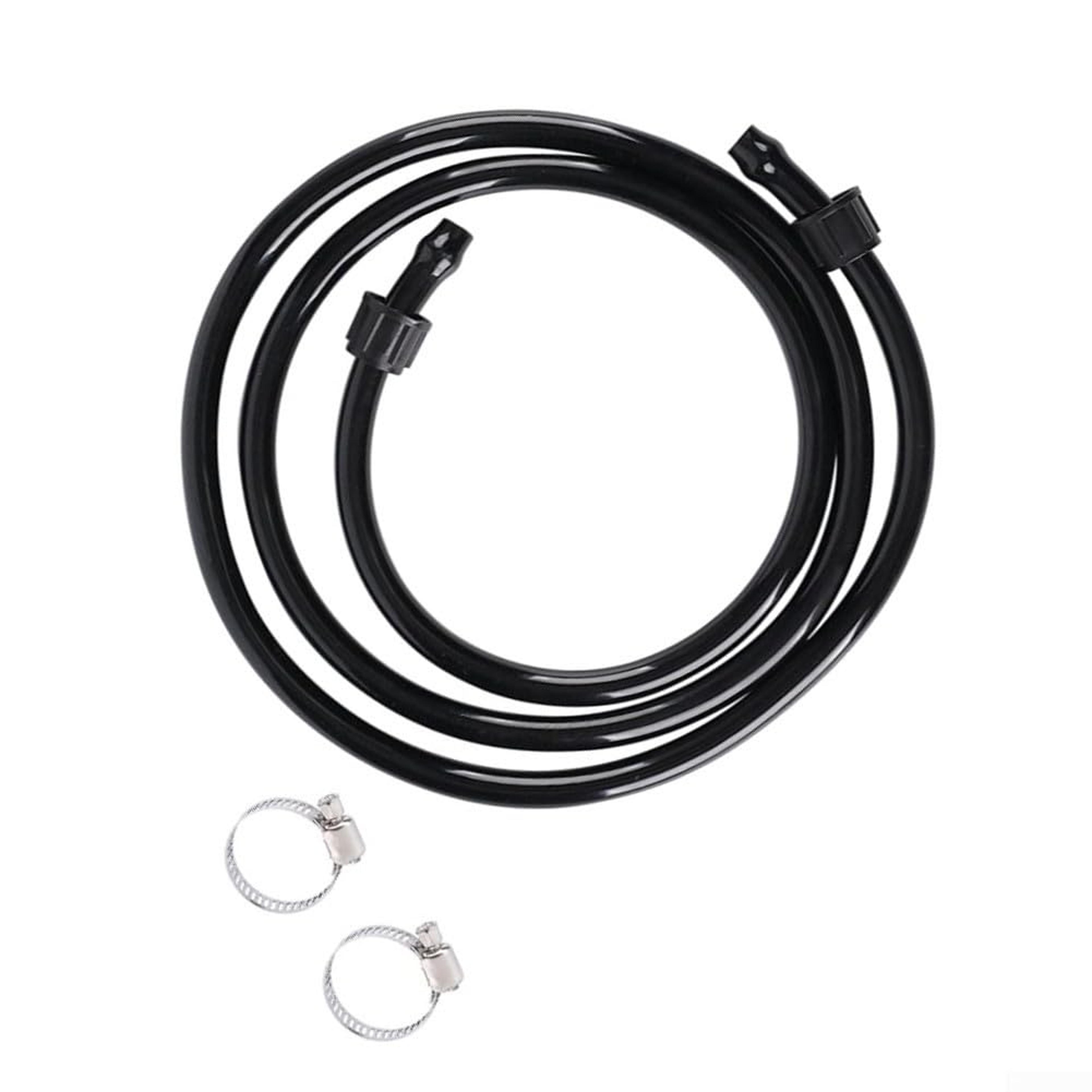 1.2m garden sprayer replacement hose pvc hose with m18x1.5 fittings and clamps