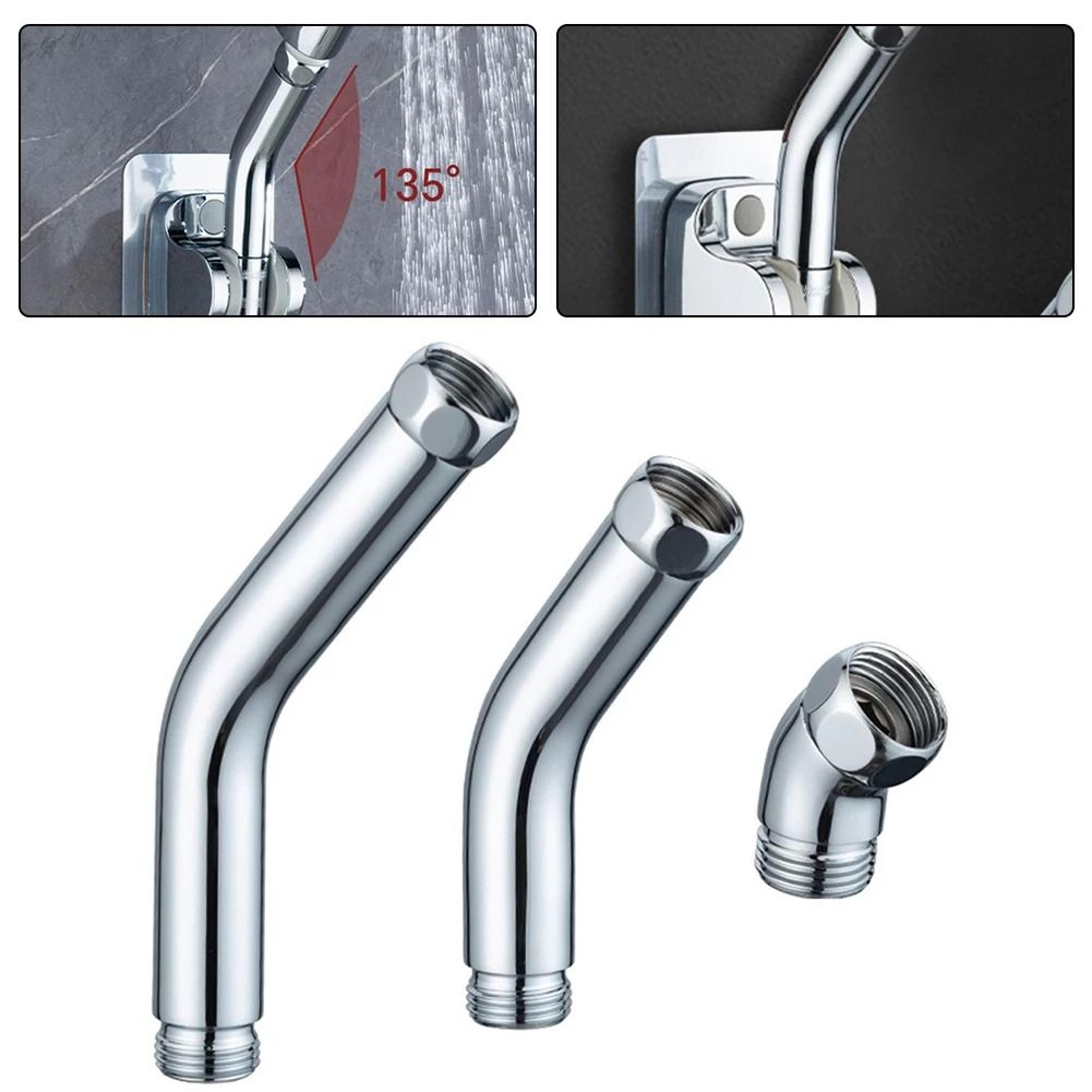 g1/2 shower head elbow adapter 90° or 135° extension connector for handheld and top spray showers