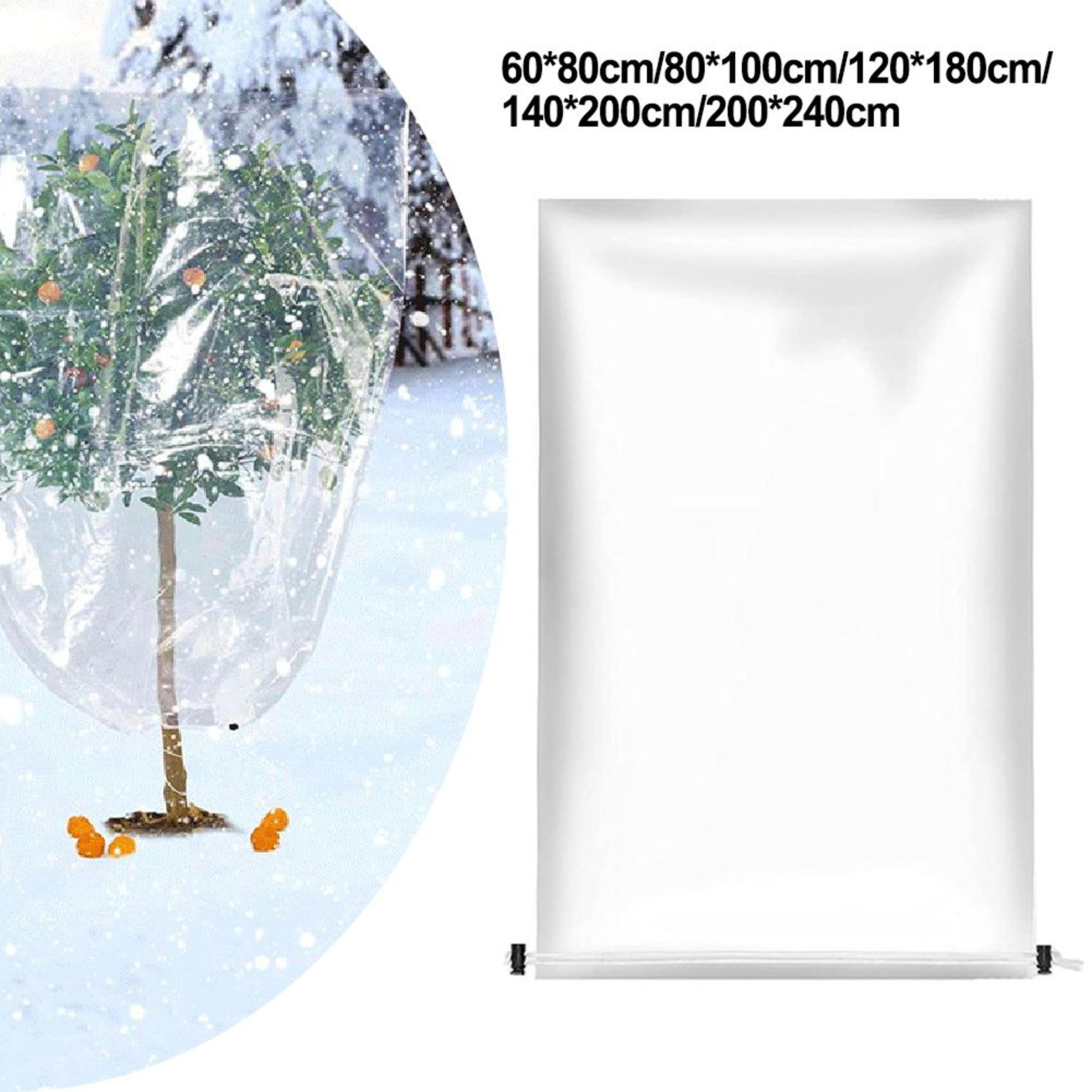 transparent plant frost protection cover reusable winter garden shield bag
