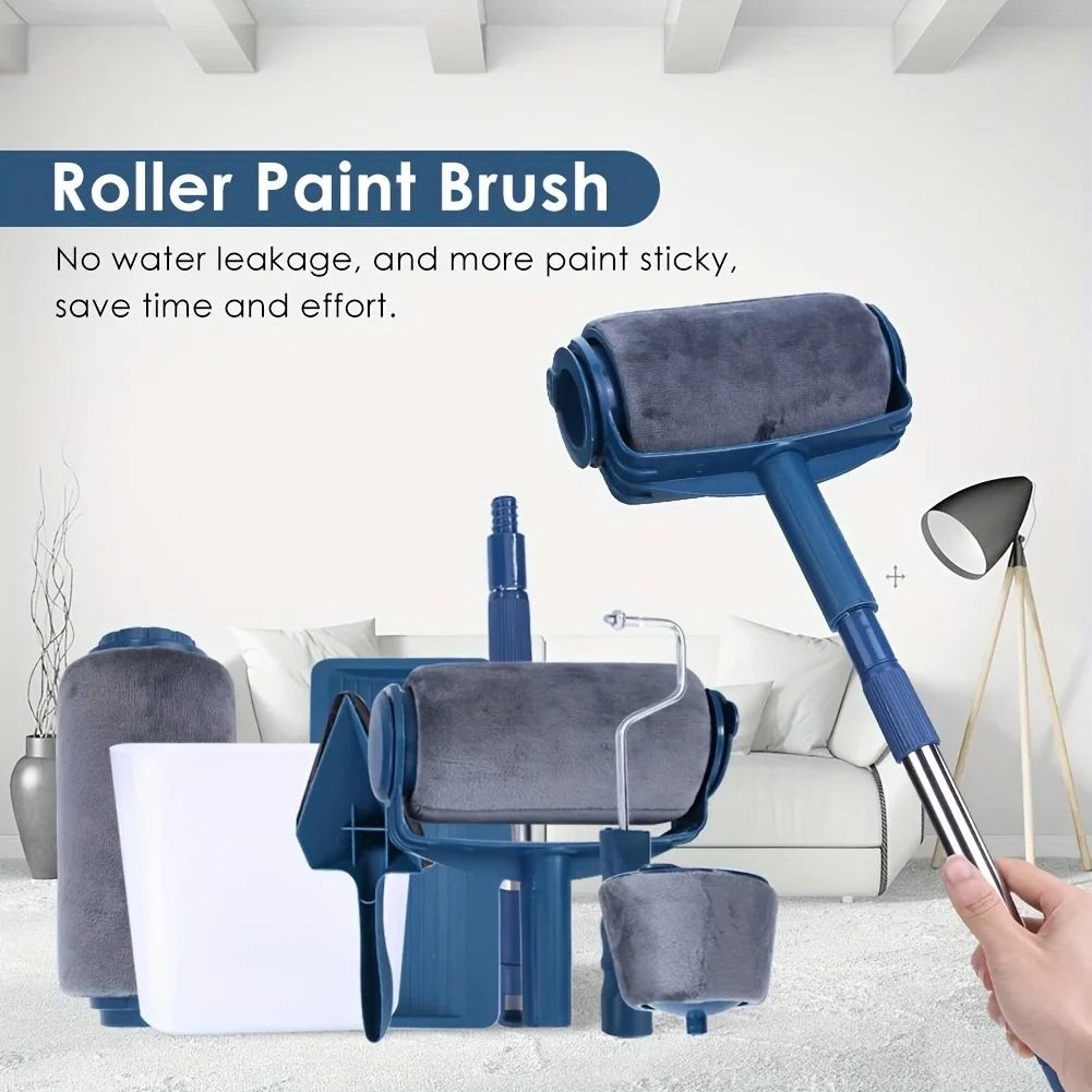 multifunctional paint roller set with corner brush and handle for diy wall painting