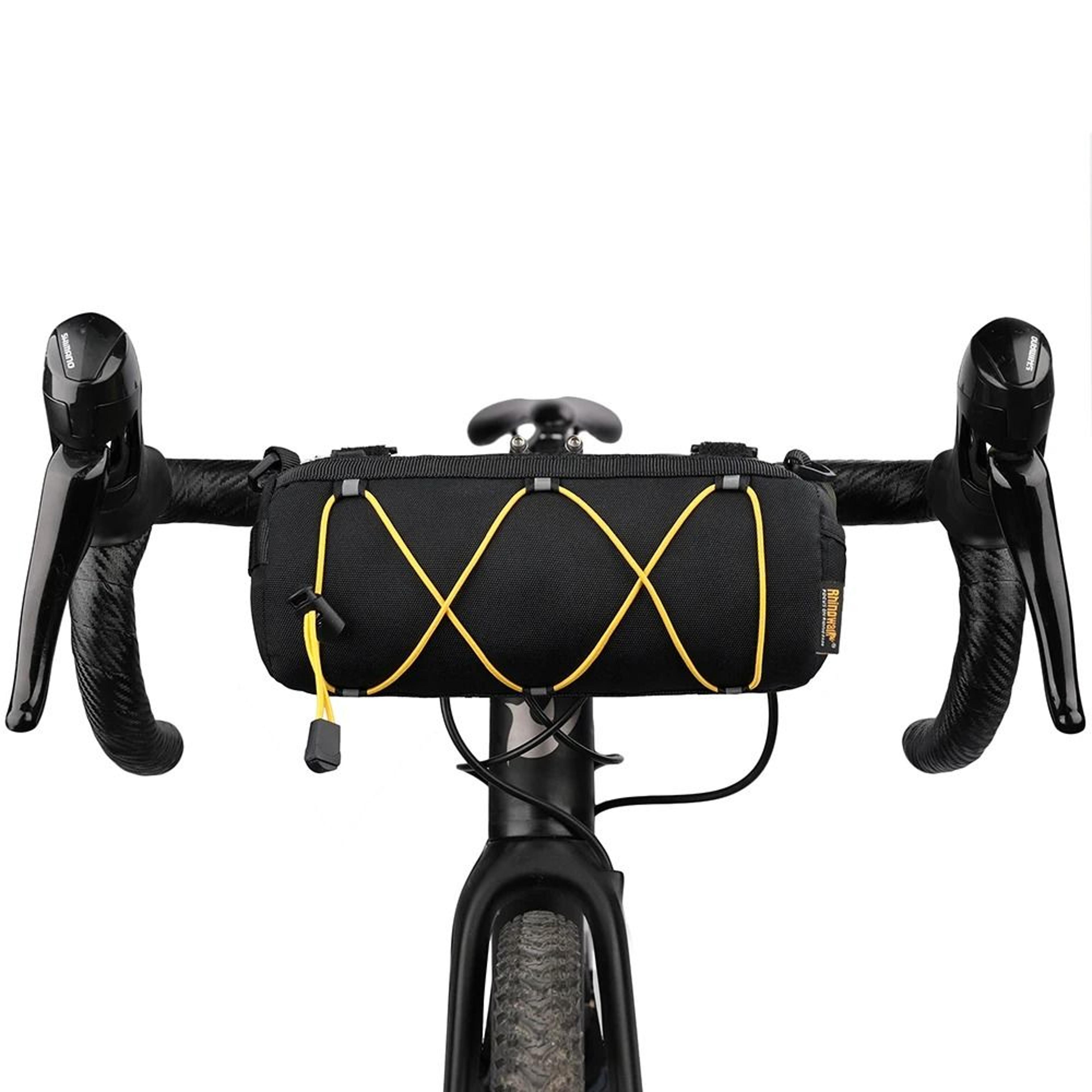 2.4l bike handlebar bag multi-purpose cycling storage pack