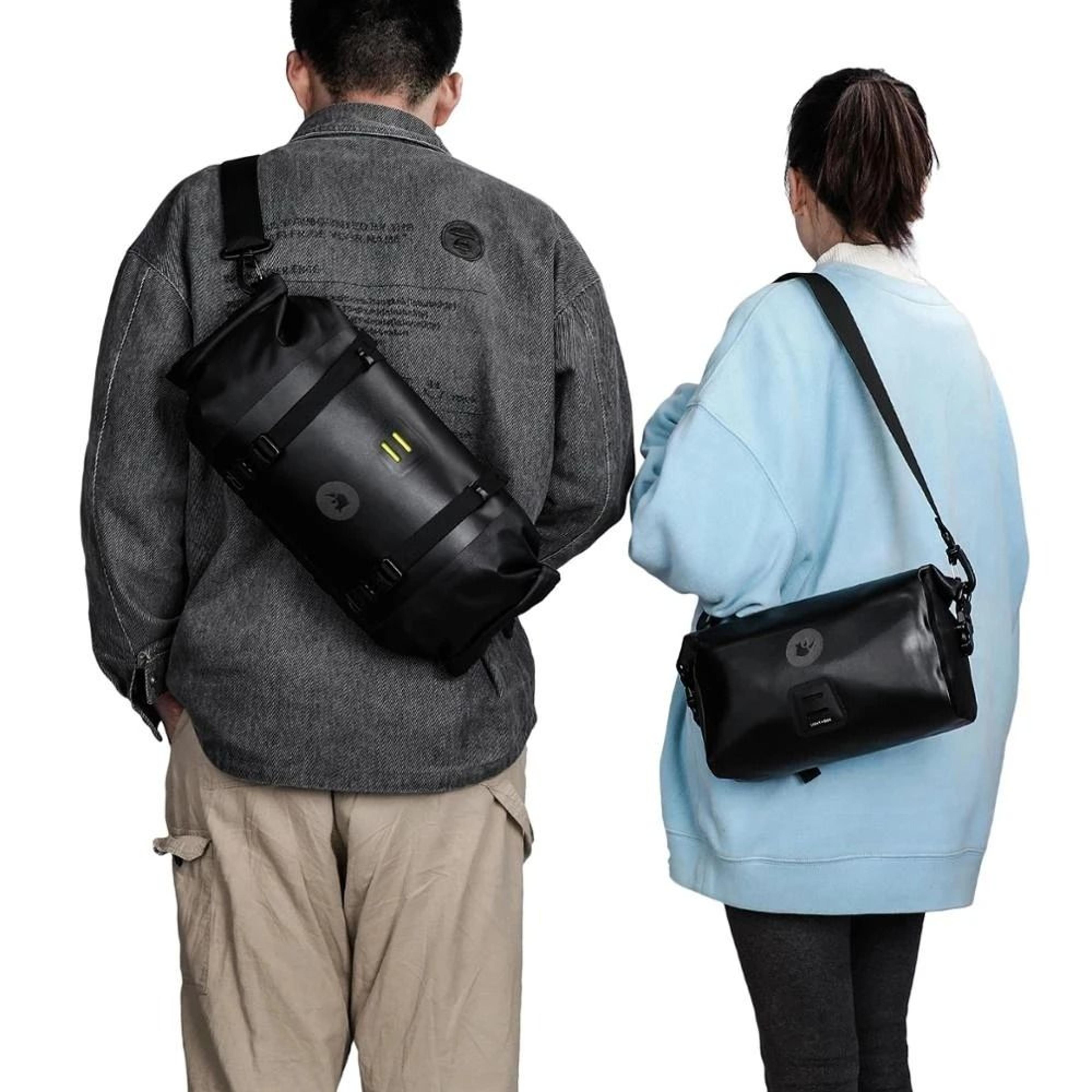 waterproof bike handlebar bag large capacity front storage set