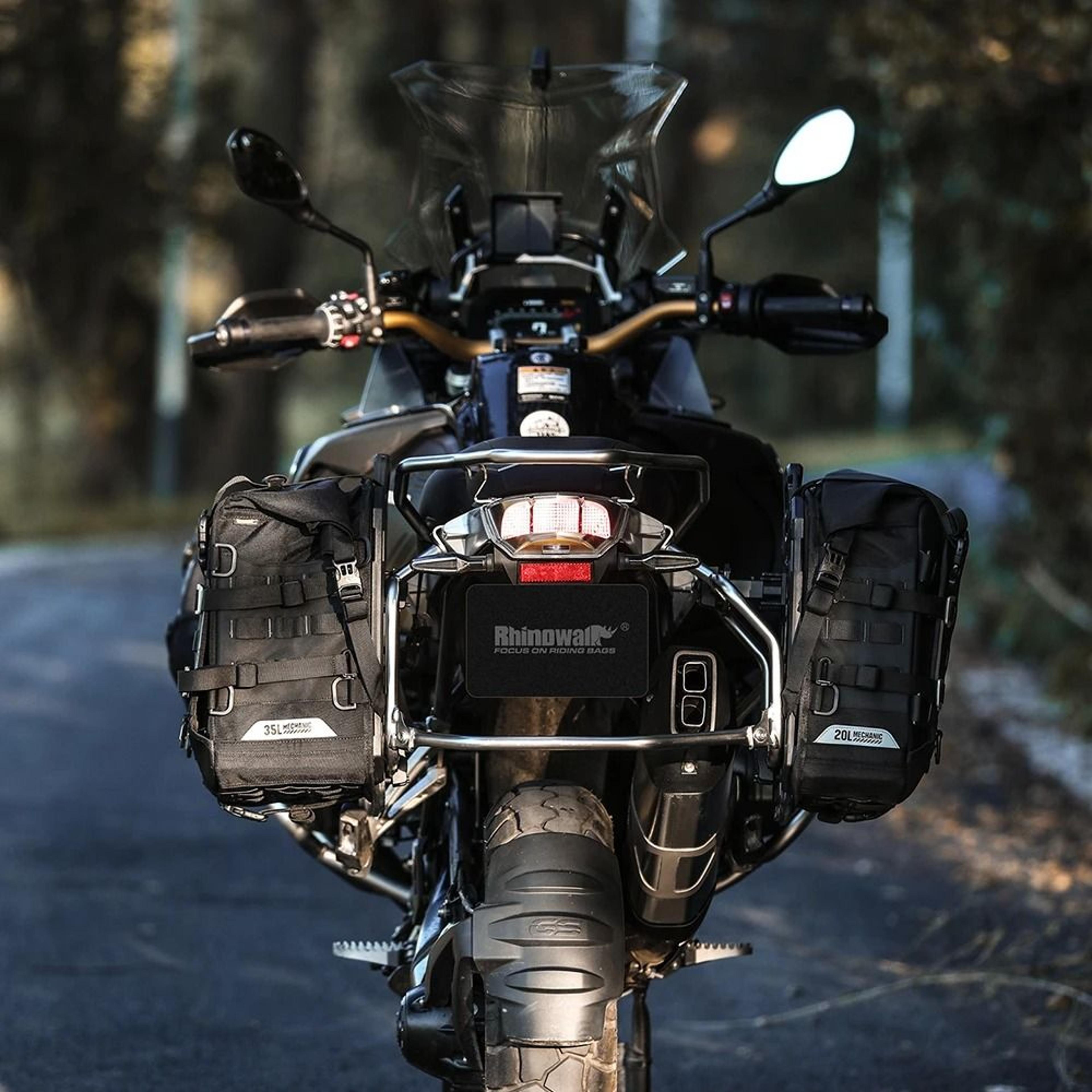 20l/35l motorcycle side bag quick release waterproof pannier