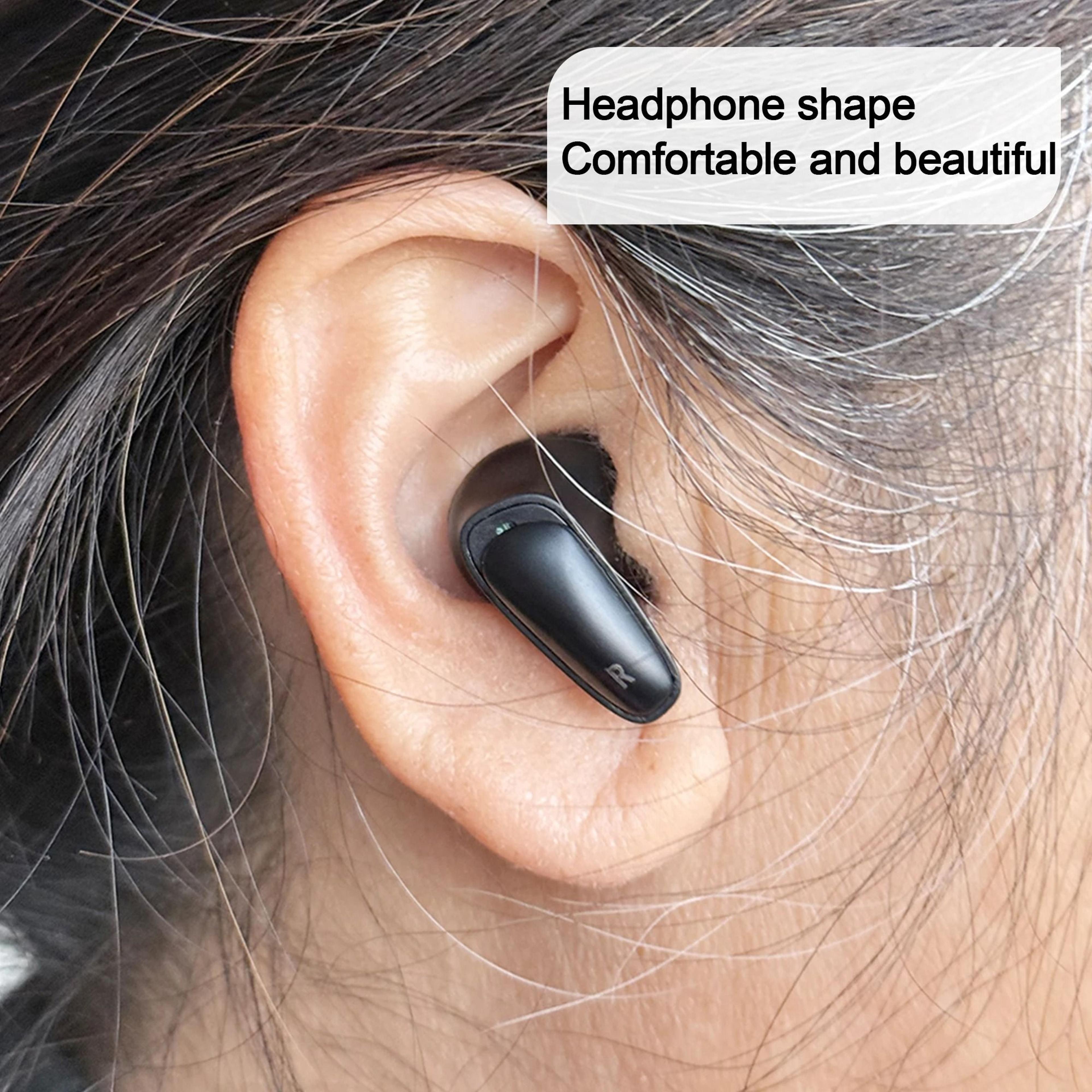 pair rechargeable digital hearing amplifiers with portable charging case