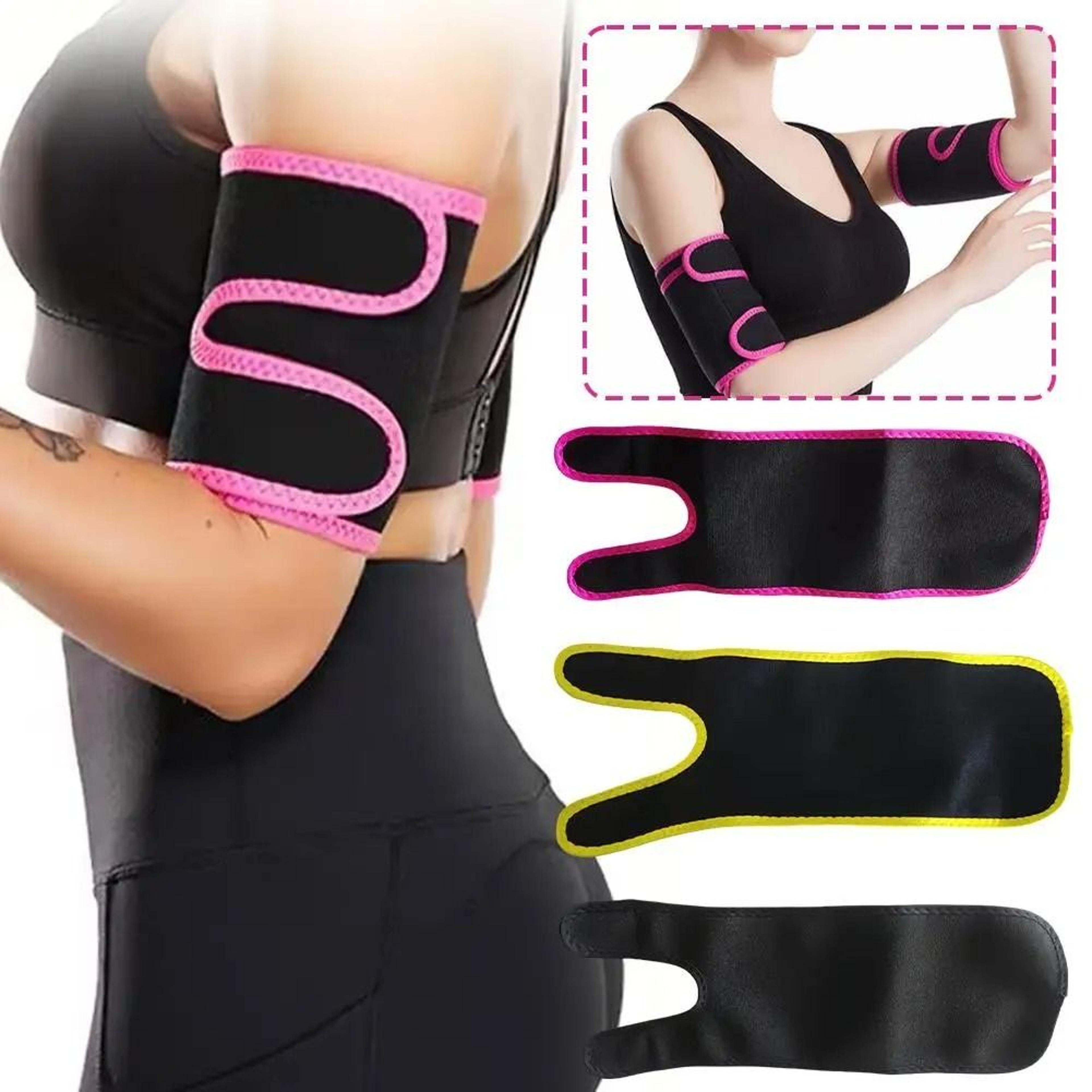 womens sauna arm sweat bands heat retaining workout arm sleeves