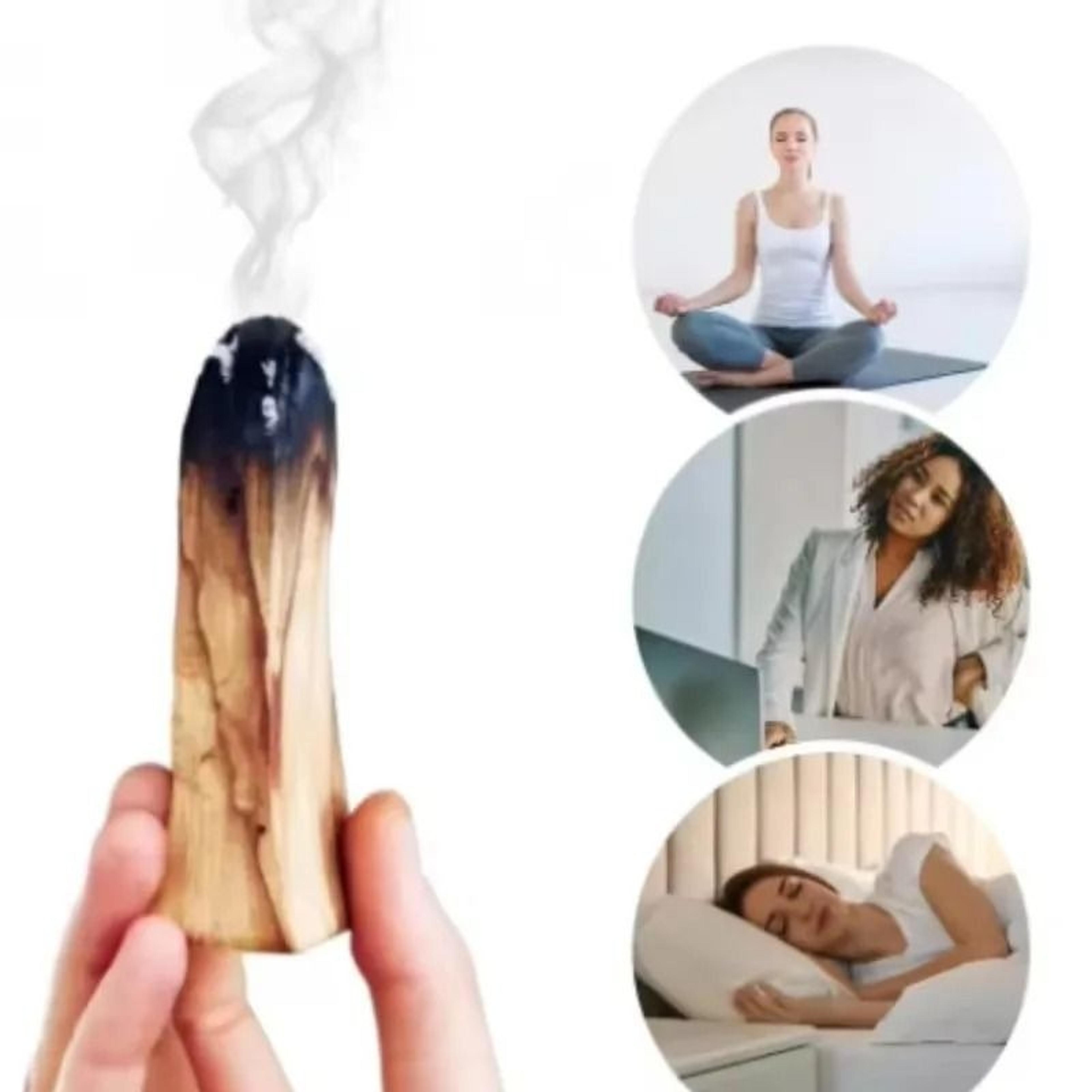 natural palo santo incense wood sticks for aromatherapy 10 pack