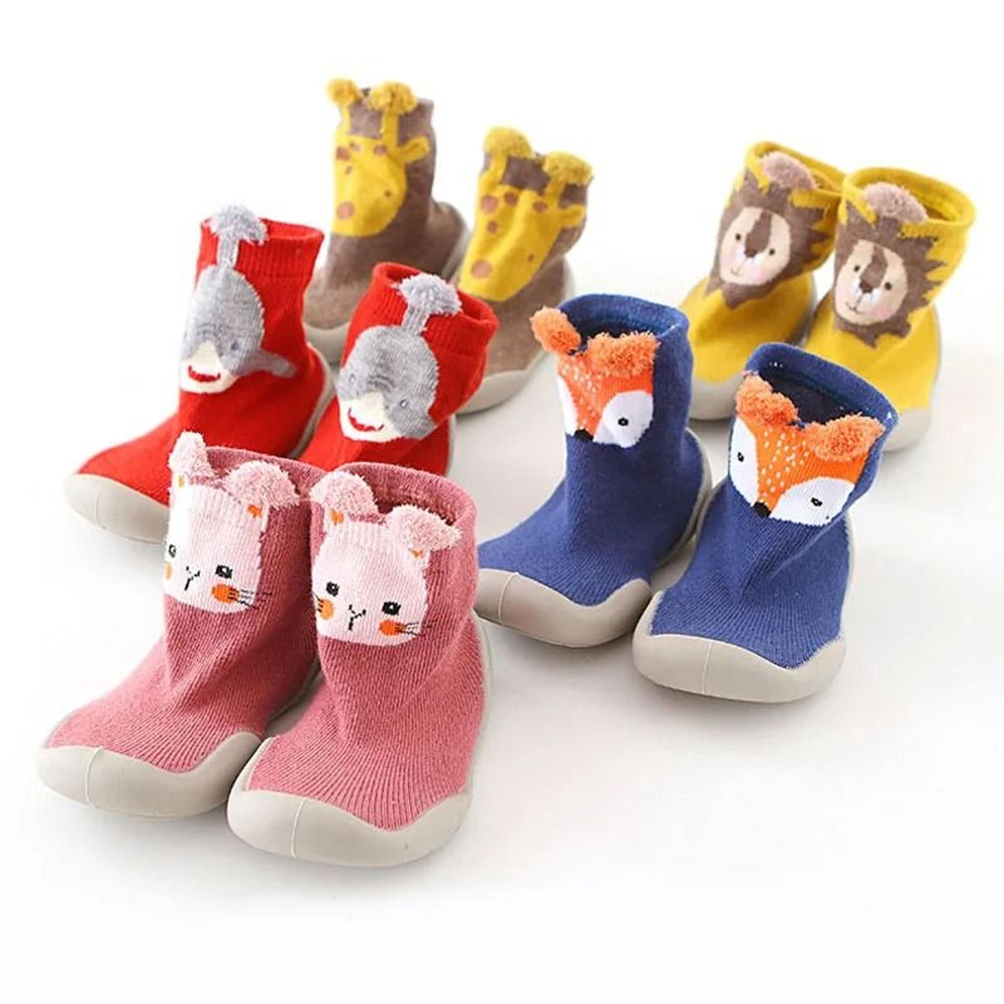 baby first walker shoes soft knit non-slip toddler sneakers