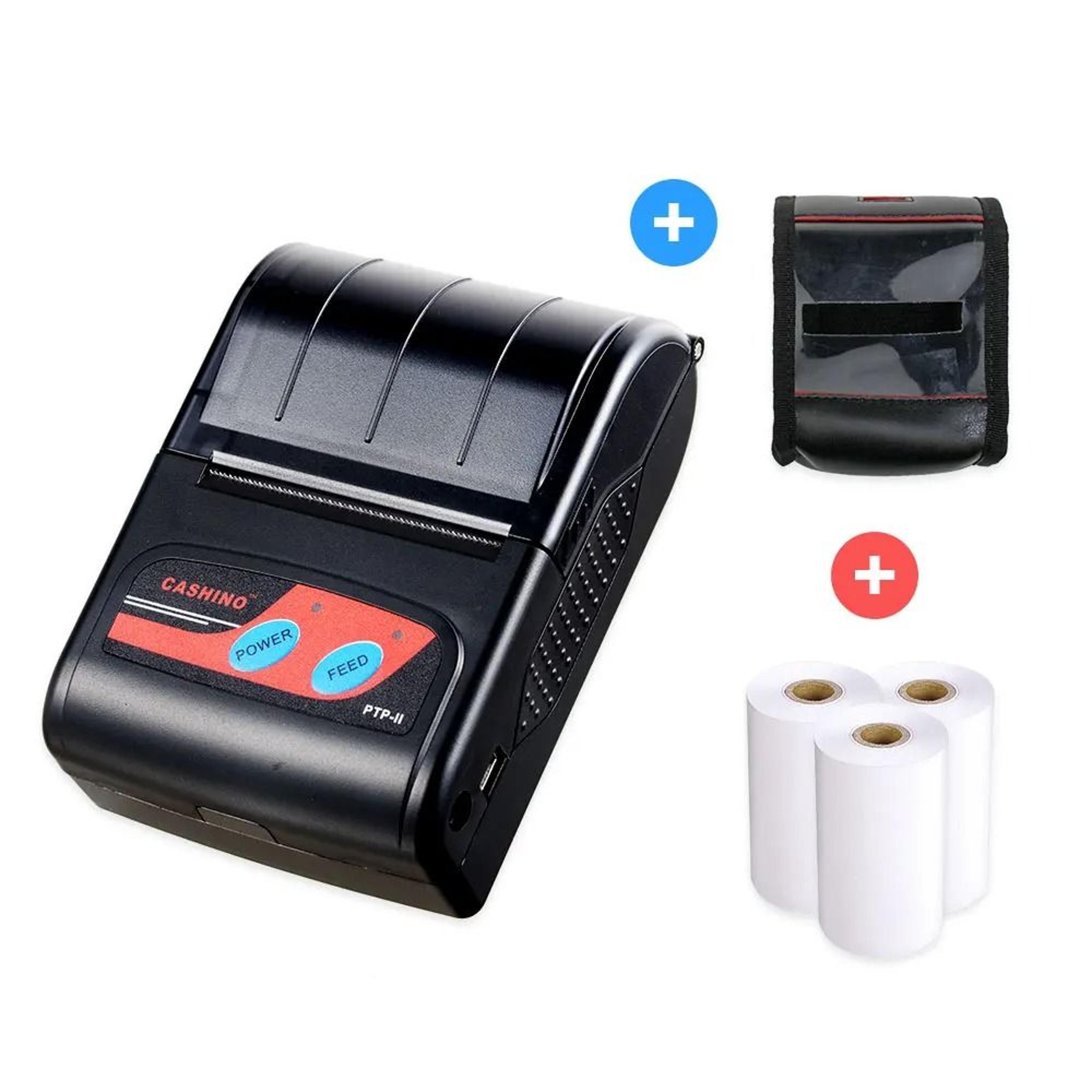 ptp-ii pocketpay 58mm bluetooth receipt printer – portable wireless pos printer