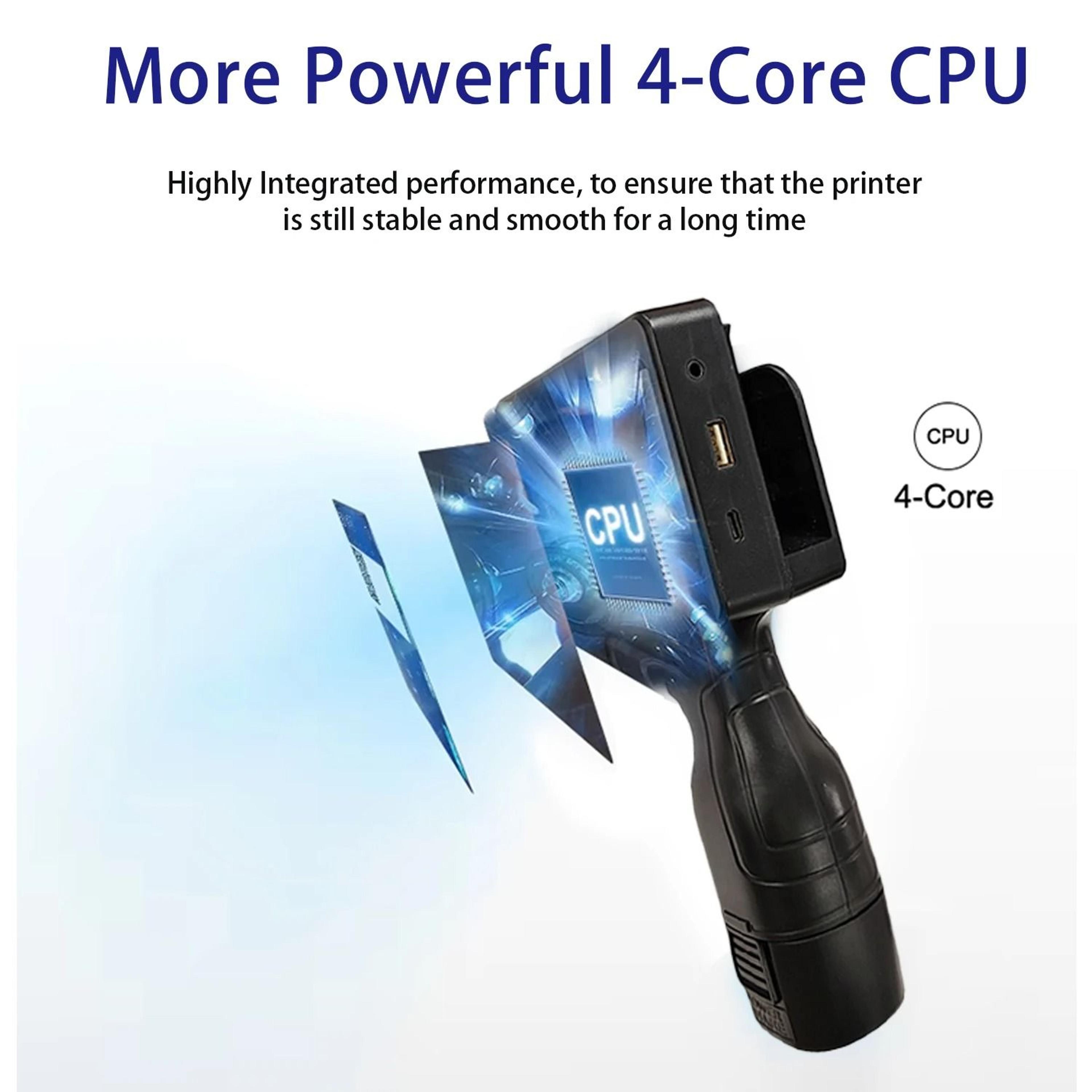 precisionmark handheld inkjet printer – portable barcode and expiry date coding machine