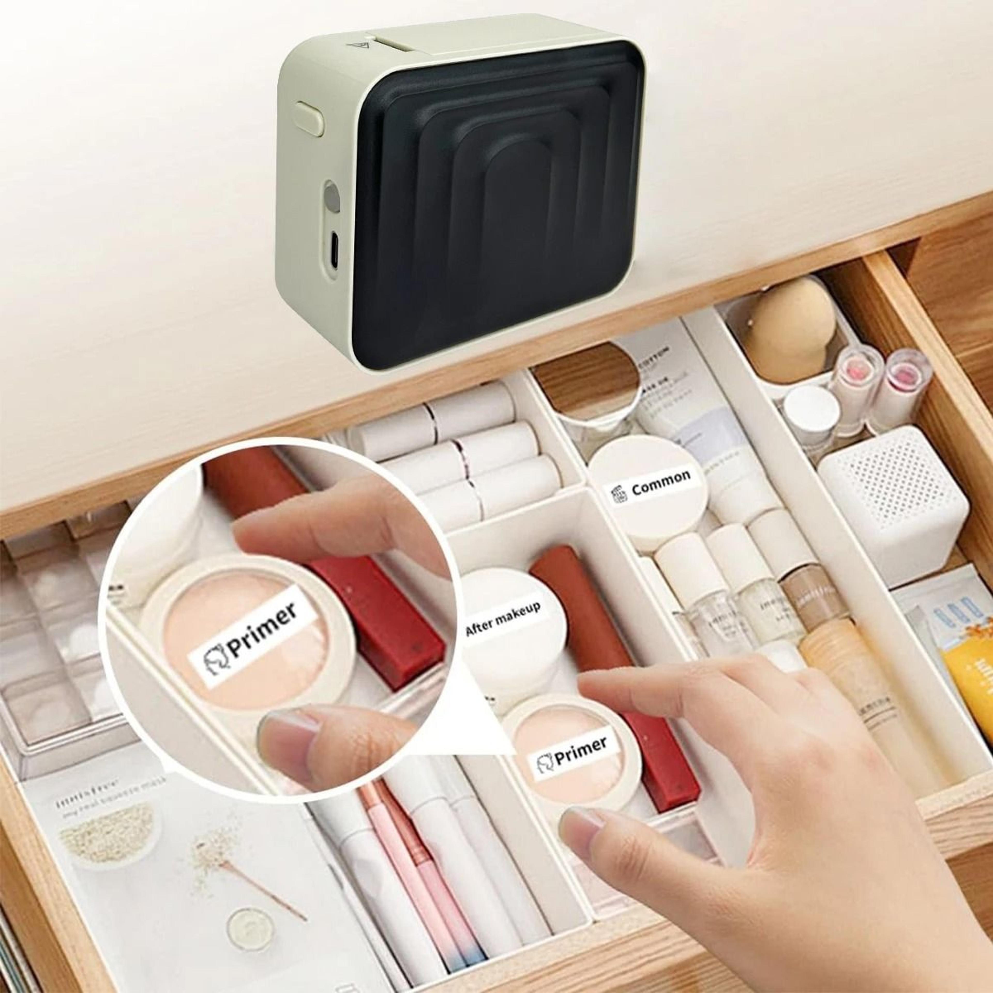 compact wireless sticker label maker with inkless thermal printing