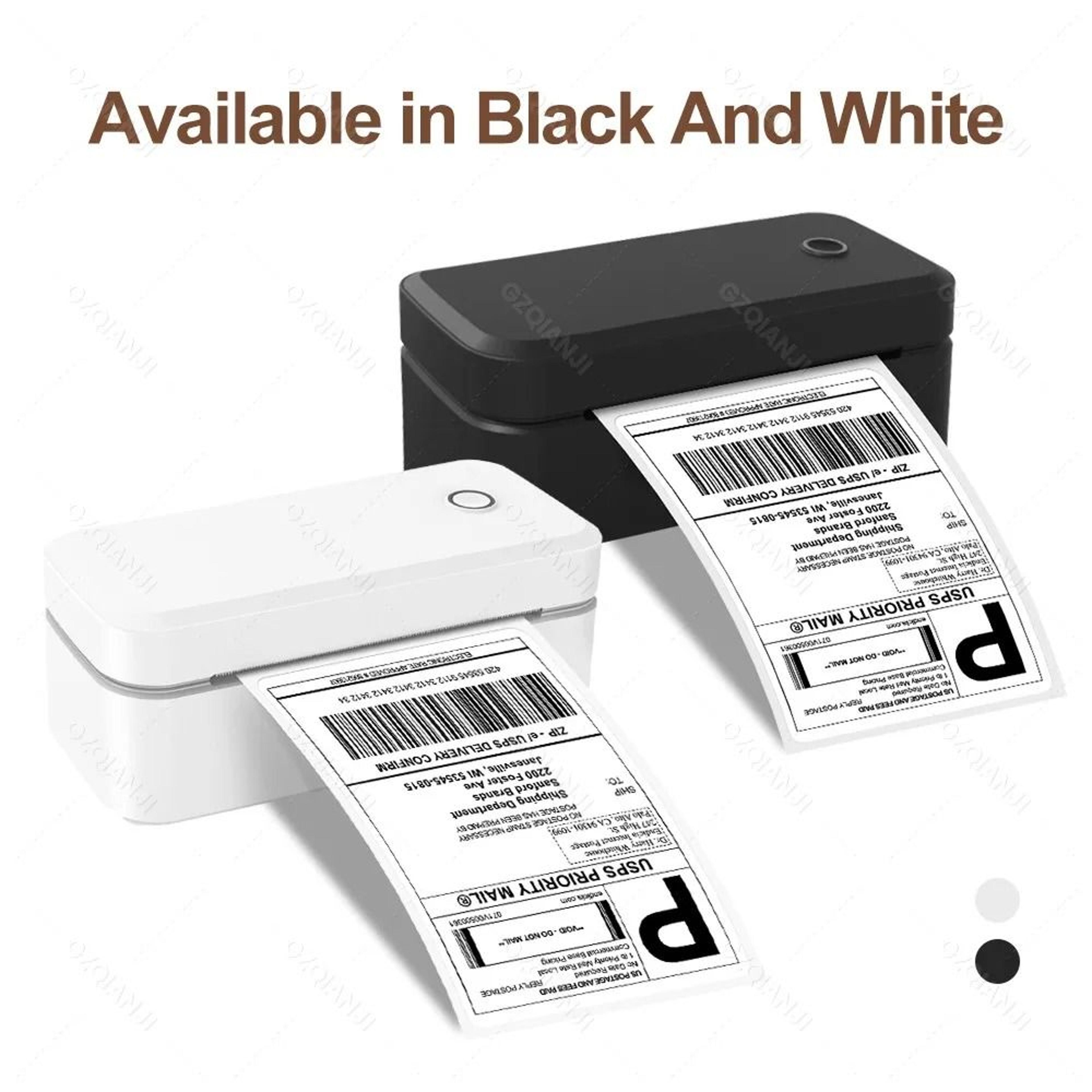 4 inch wireless bluetooth thermal shipping label printer for small business