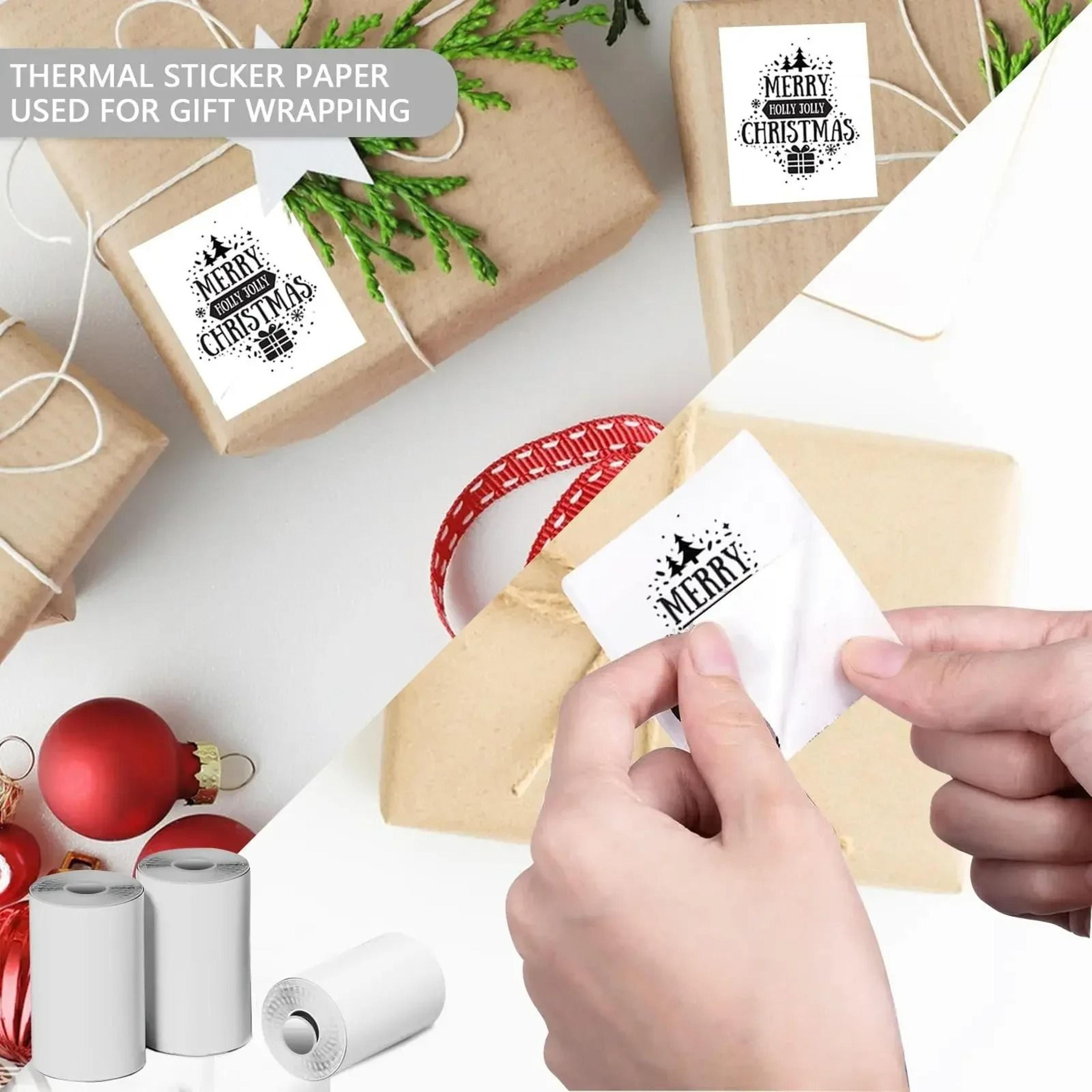 57x25mm self adhesive thermal sticker paper rolls for mini photo printers