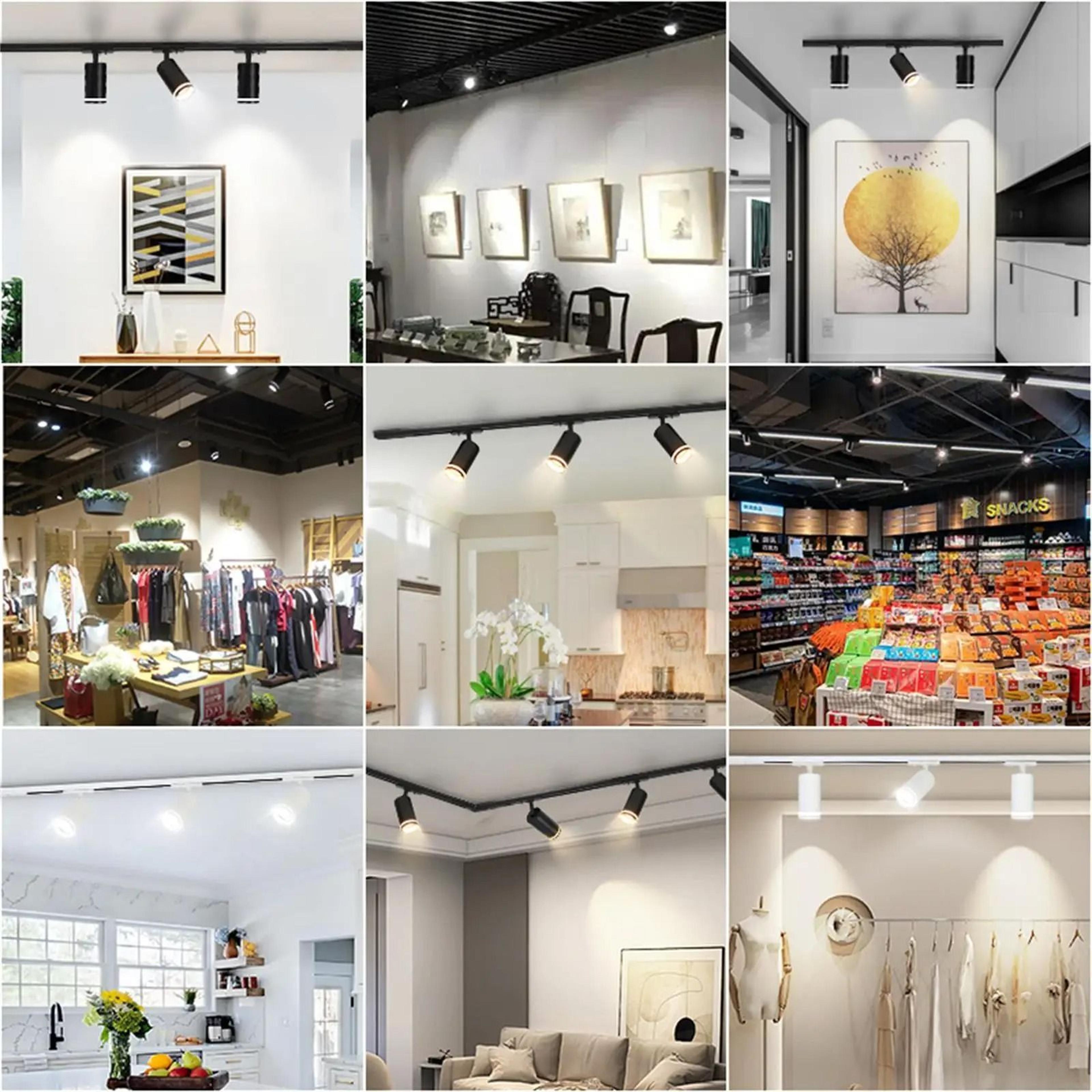 led track spotlight 110v for modern home and shop lighting
