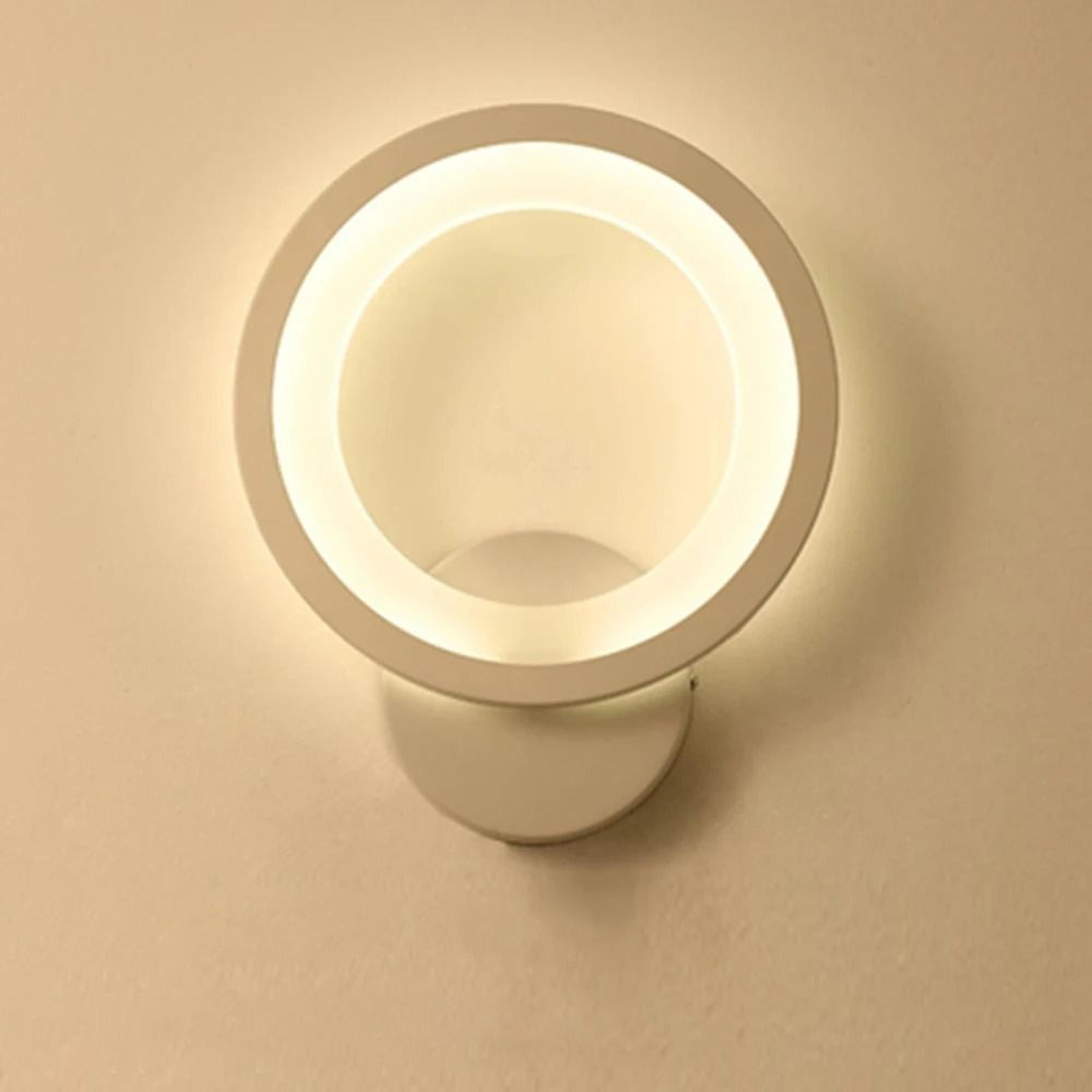 modern round european wall sconce for elegant bedroom and hallway lighting