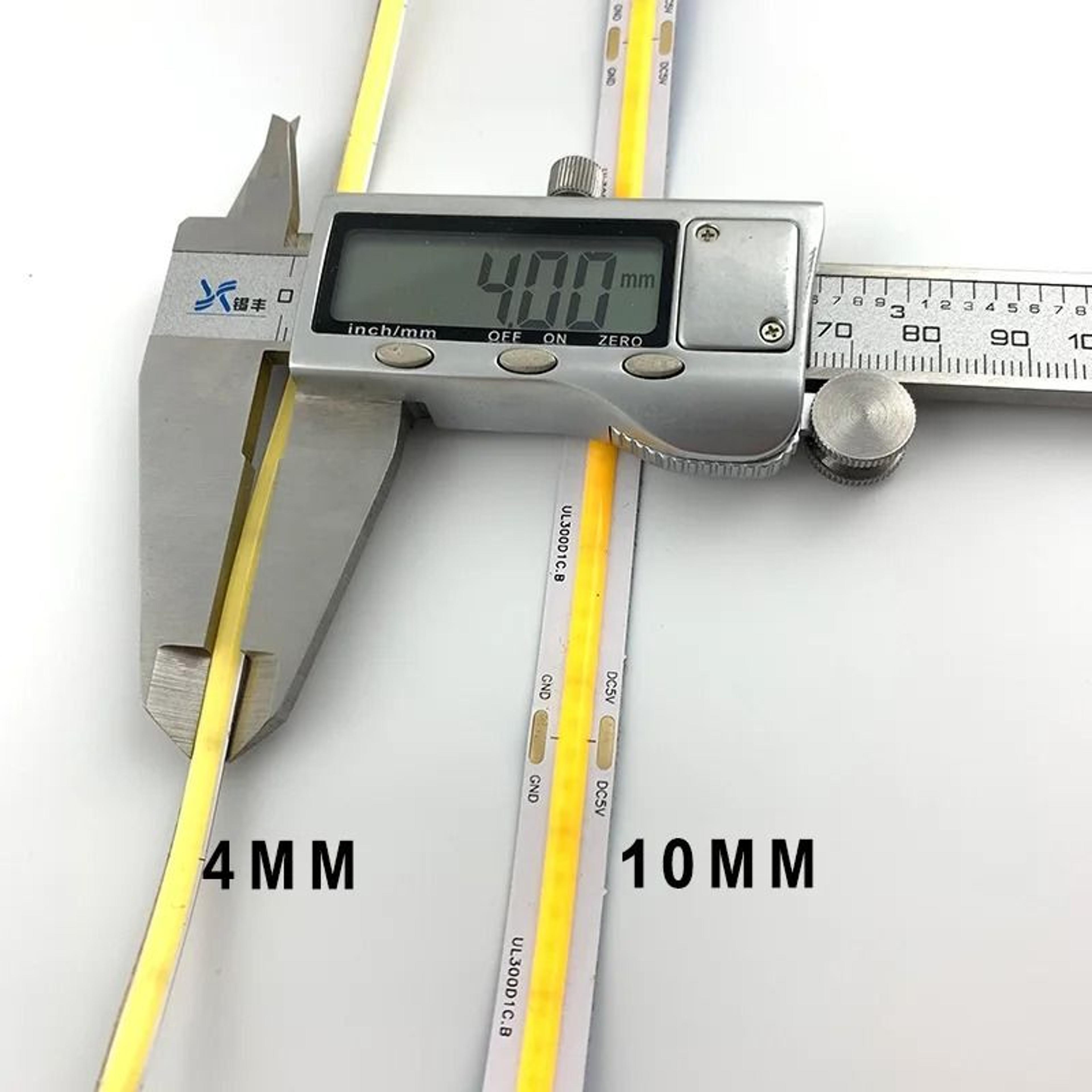 4mm Ultra Thin 12V COB LED Strip Light 480 LEDs 5