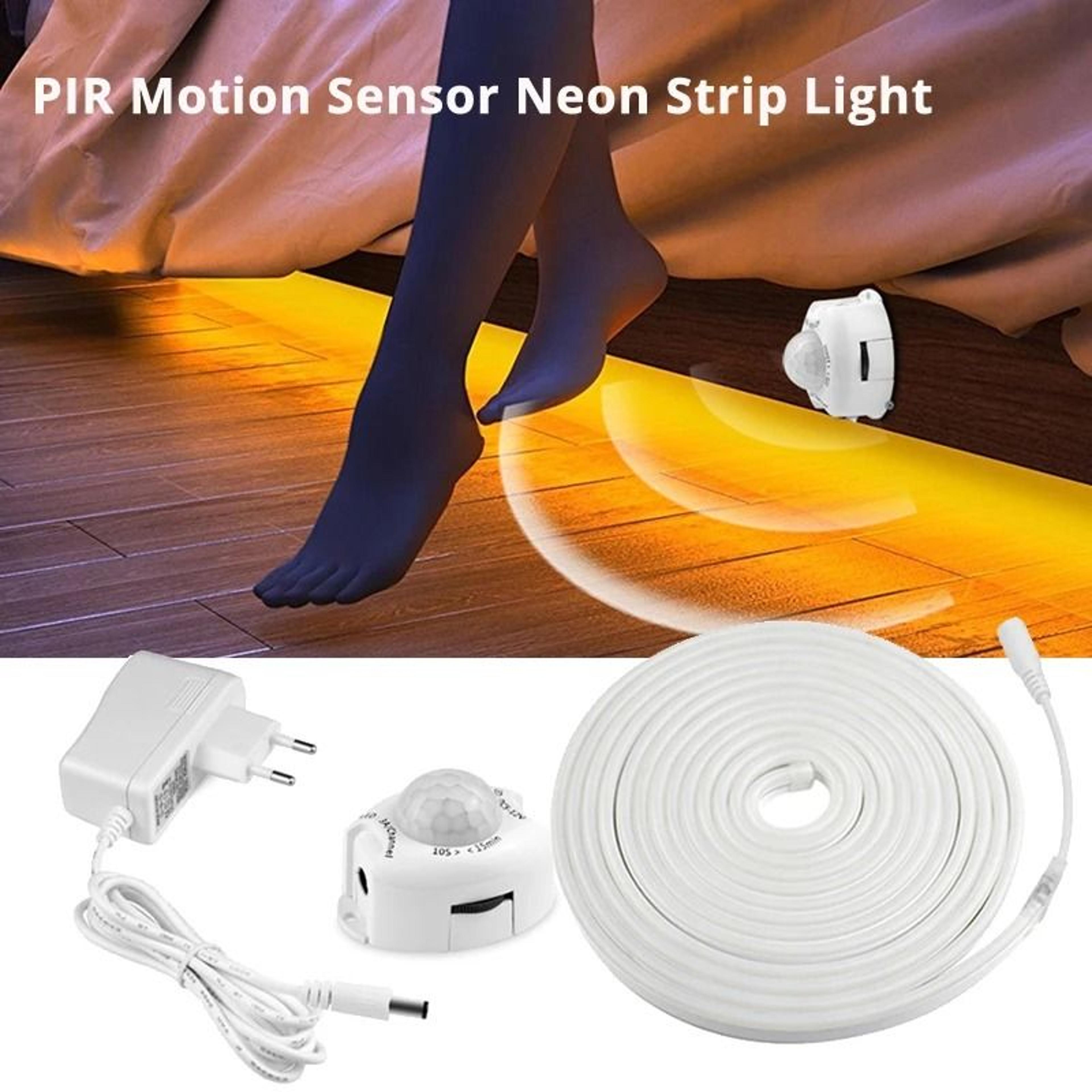 6mm flexible led neon strip light with motion sensor dimmer