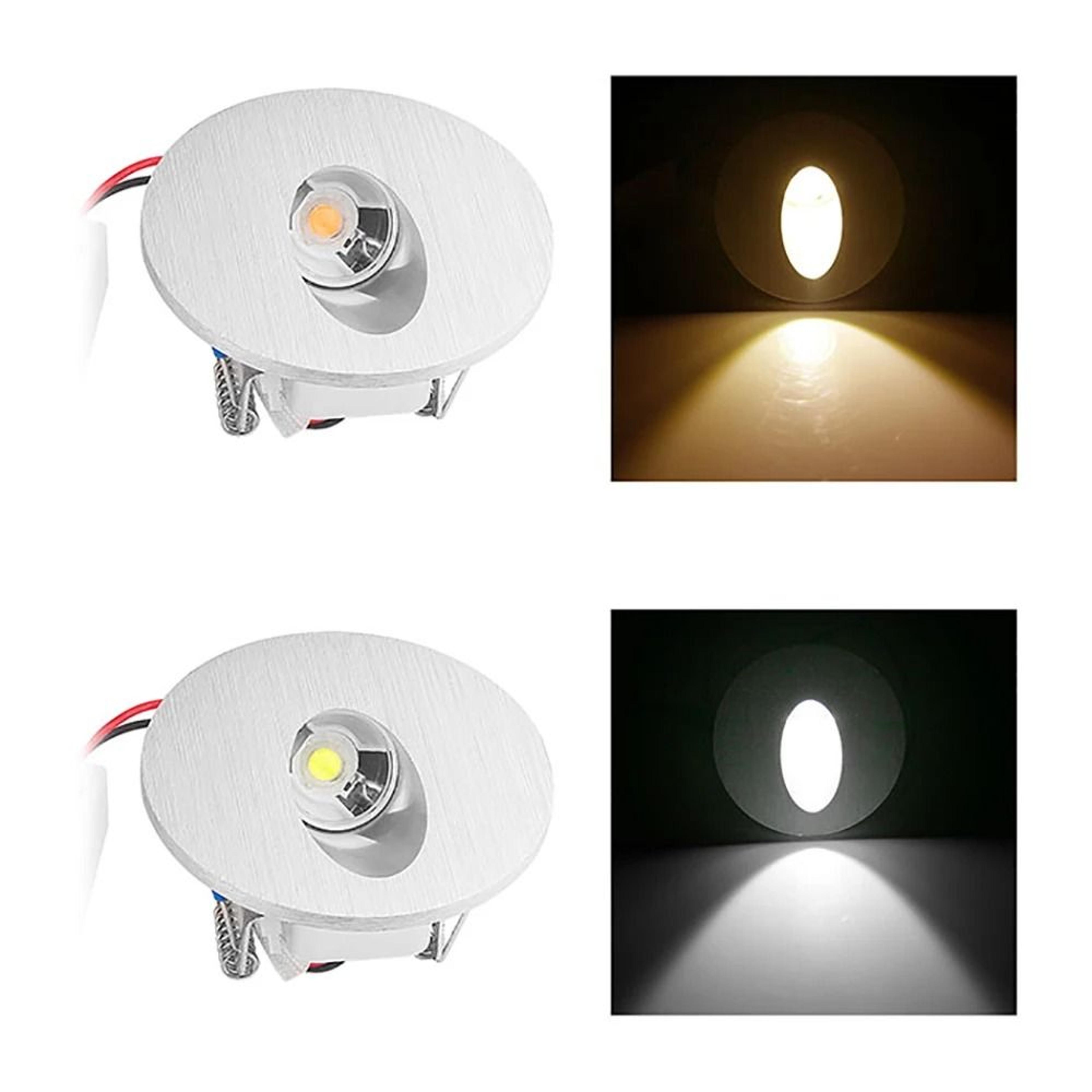 round recessed led stair step wall light with mounting box