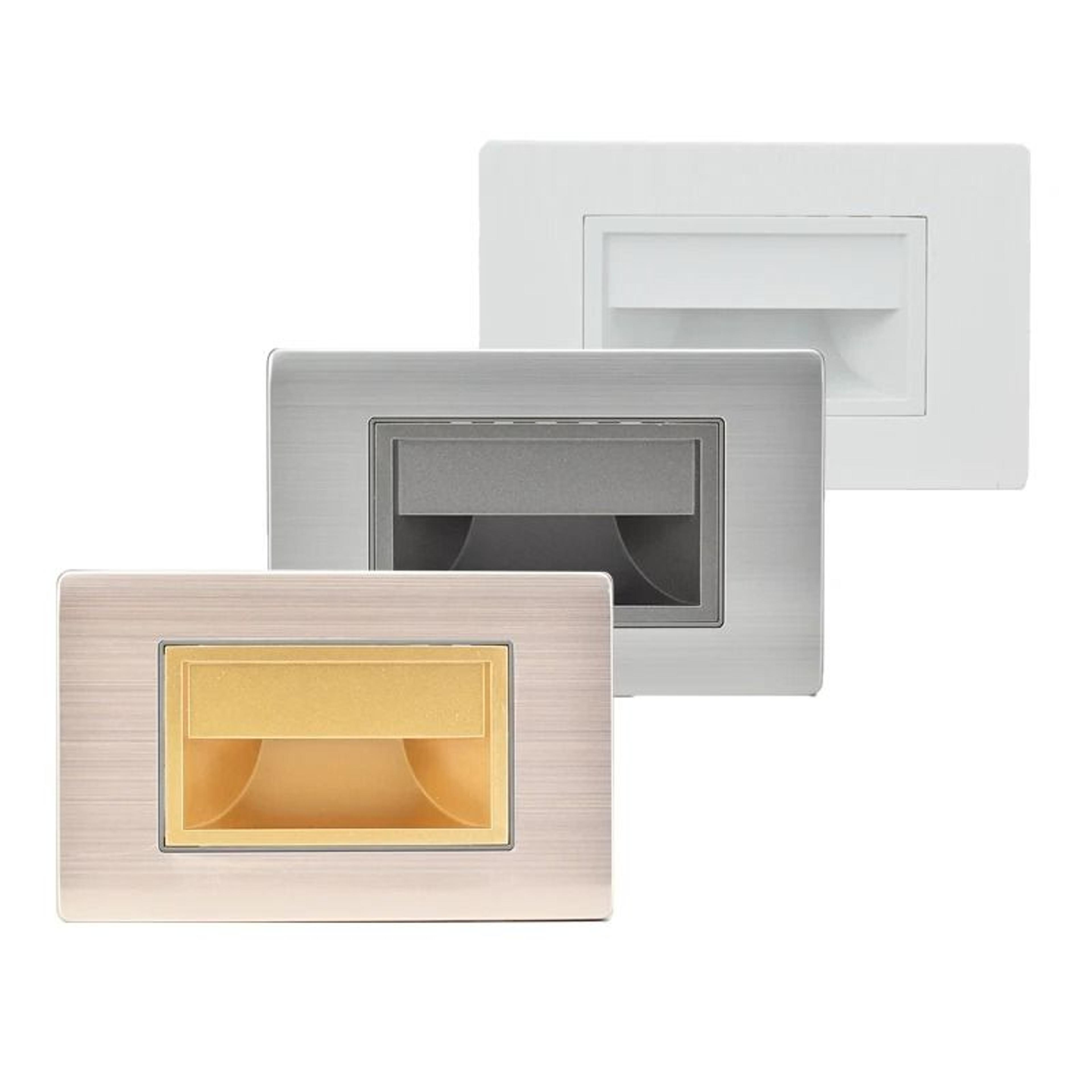 recessed led stair step wall light for us 503 box