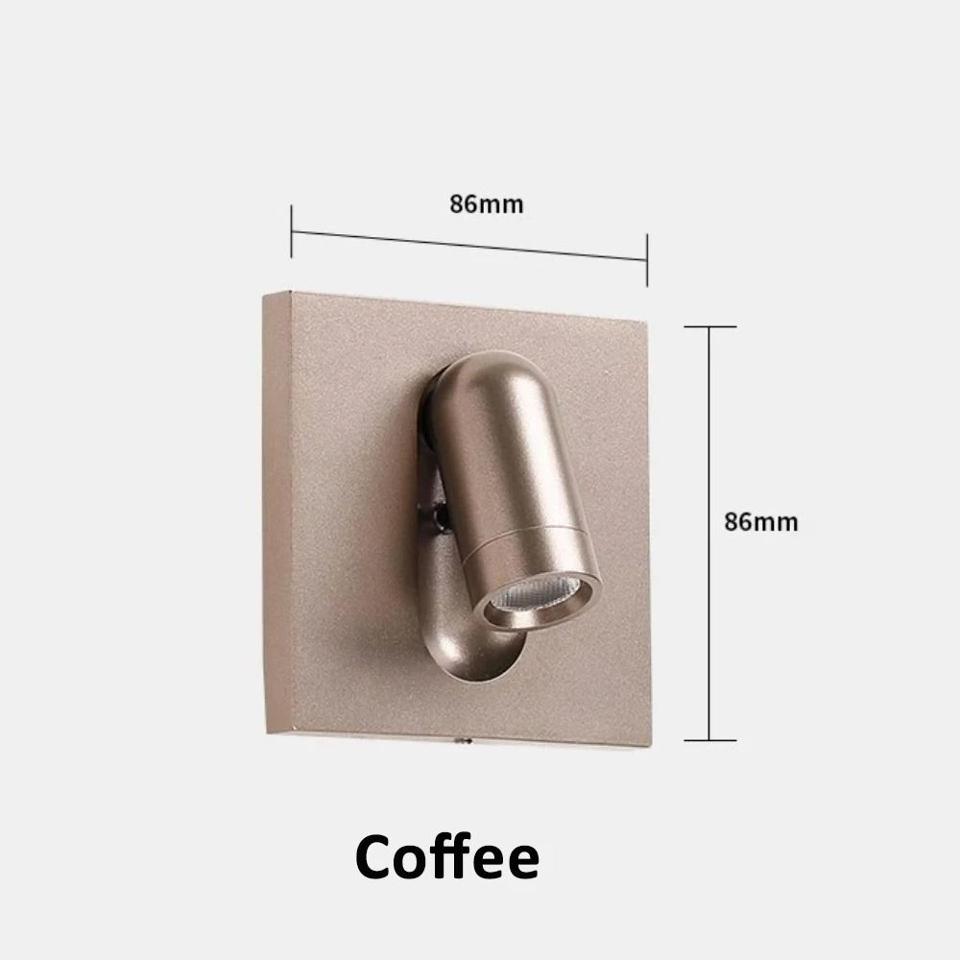 Adjustable Chrome Recessed Bedside Reading Wall Lamp With Switch 4