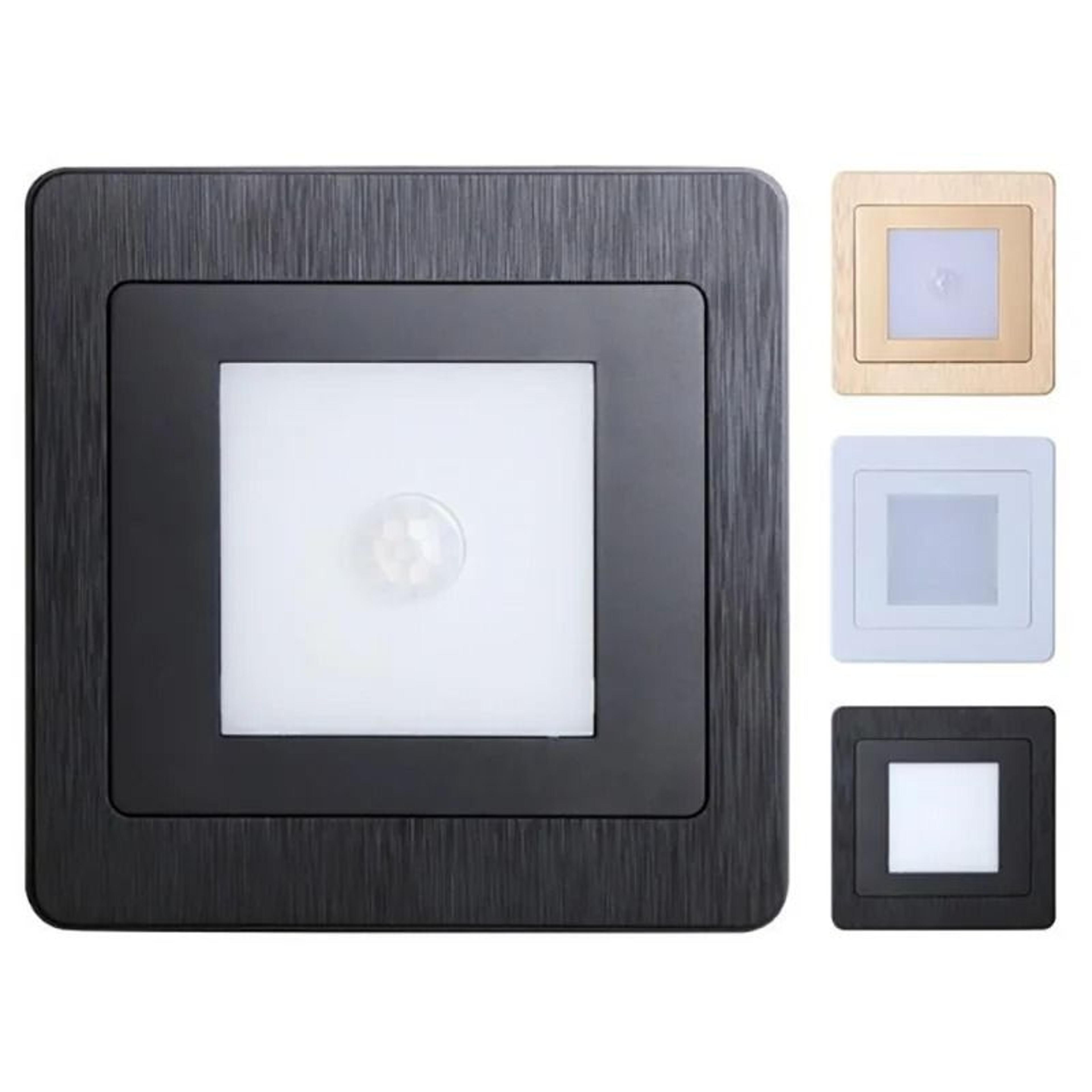 smart recessed led sensor night light for stairs and hallways