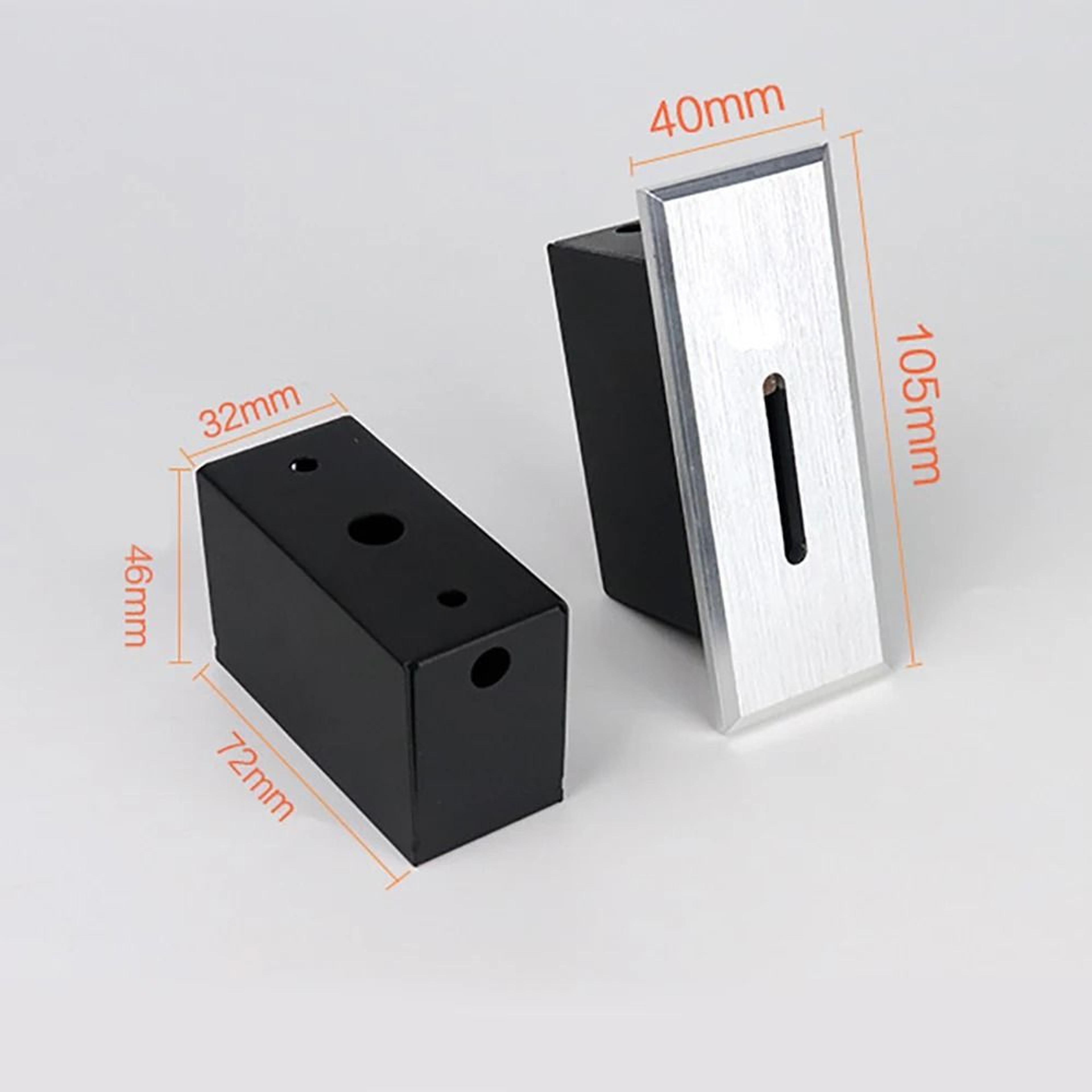aluminum recessed led stair step wall light for hallways and kitchens