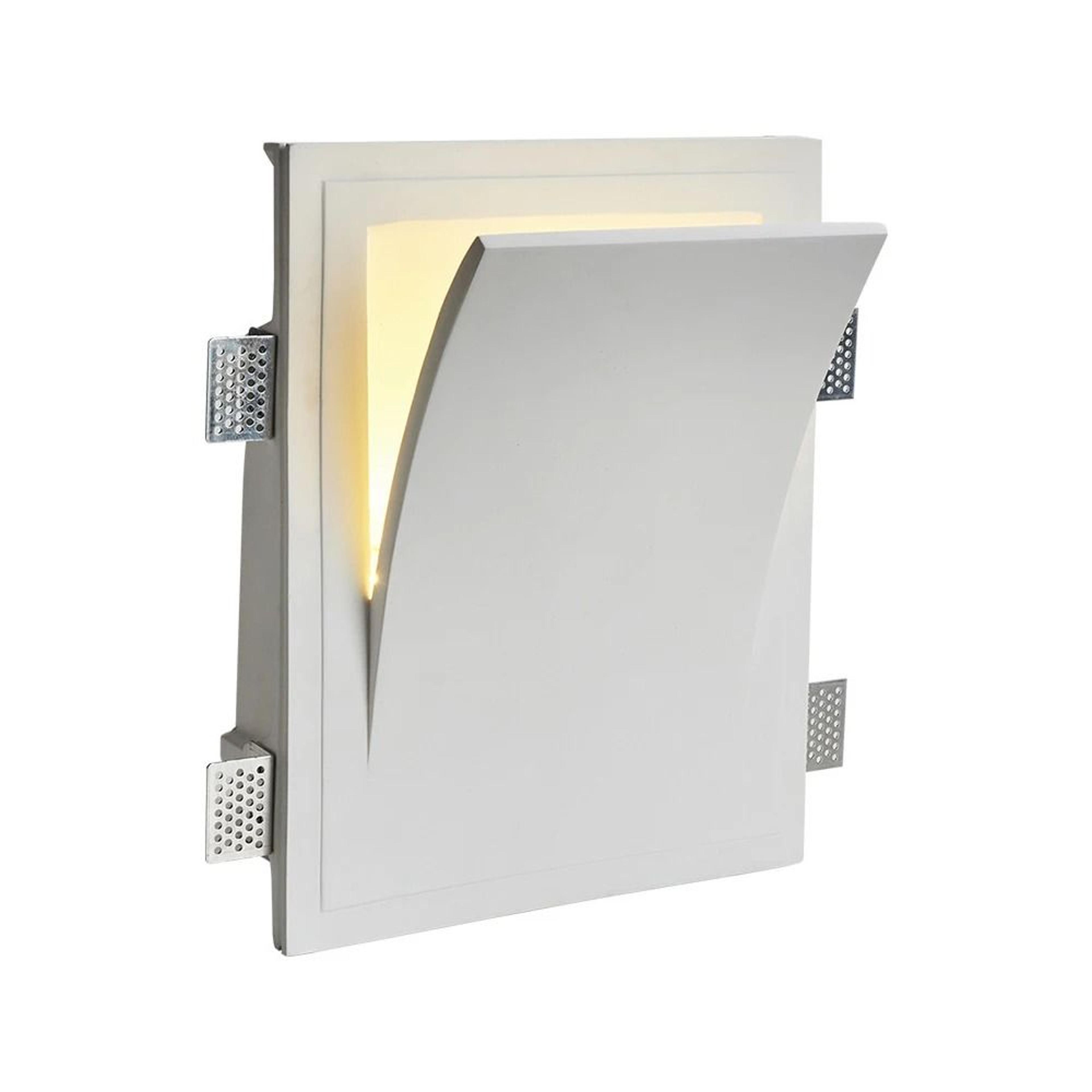 minimalist gypsum recessed wall light for bedroom and living room
