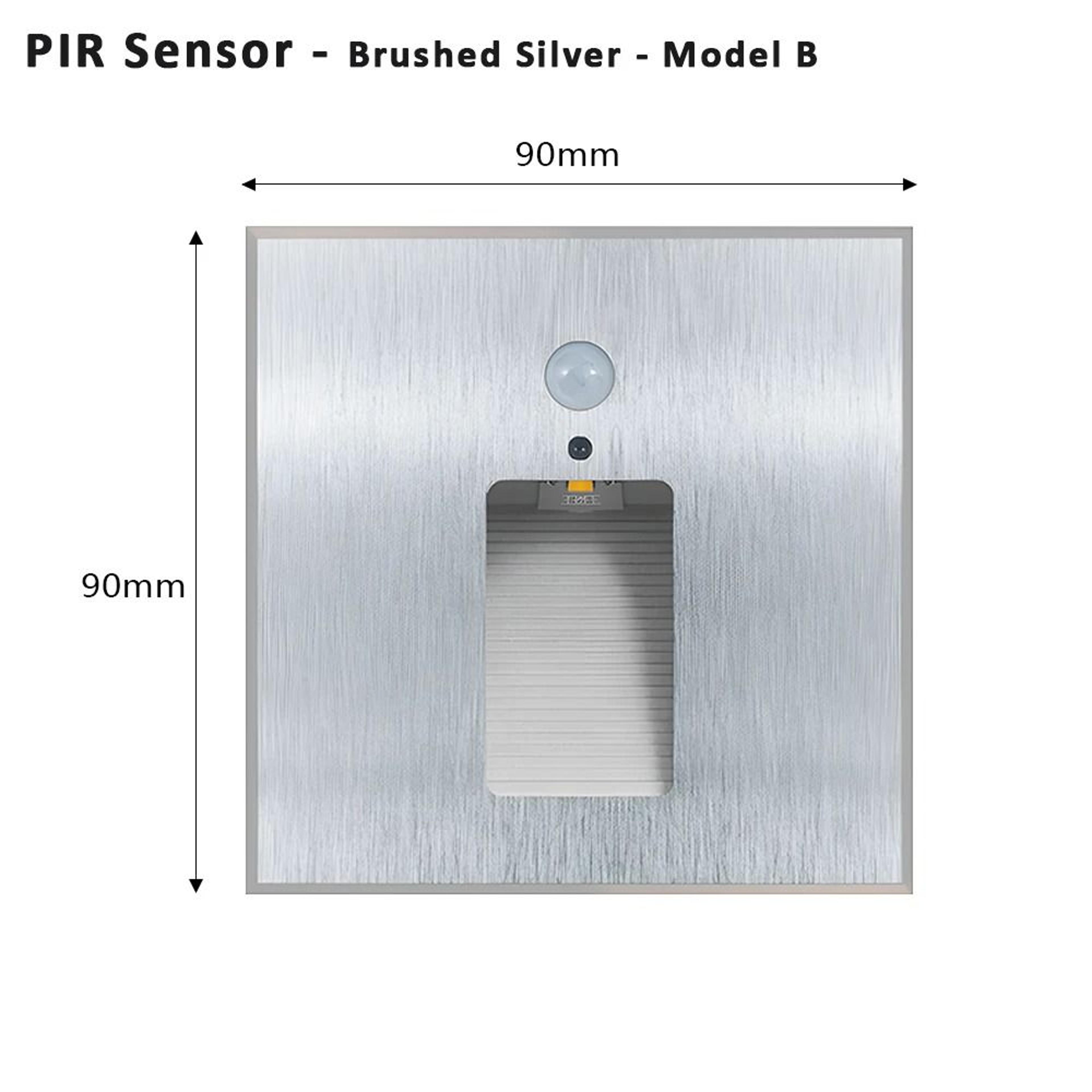 Aluminum LED Motion Sensor Stair Wall Light For Bathroom And Kitchen 16