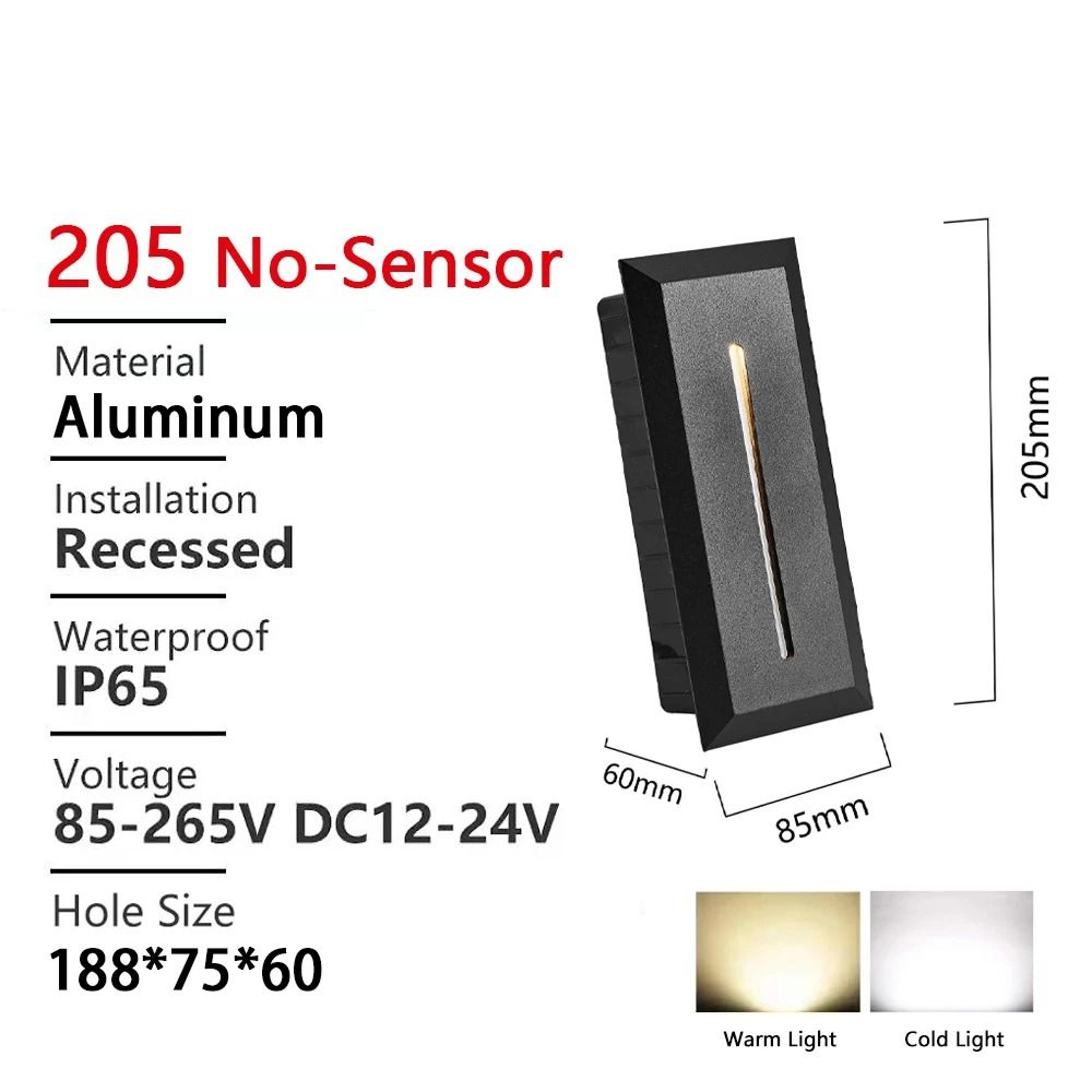 Waterproof Recessed LED Outdoor Stair Step Light For Pathways And Fences 7