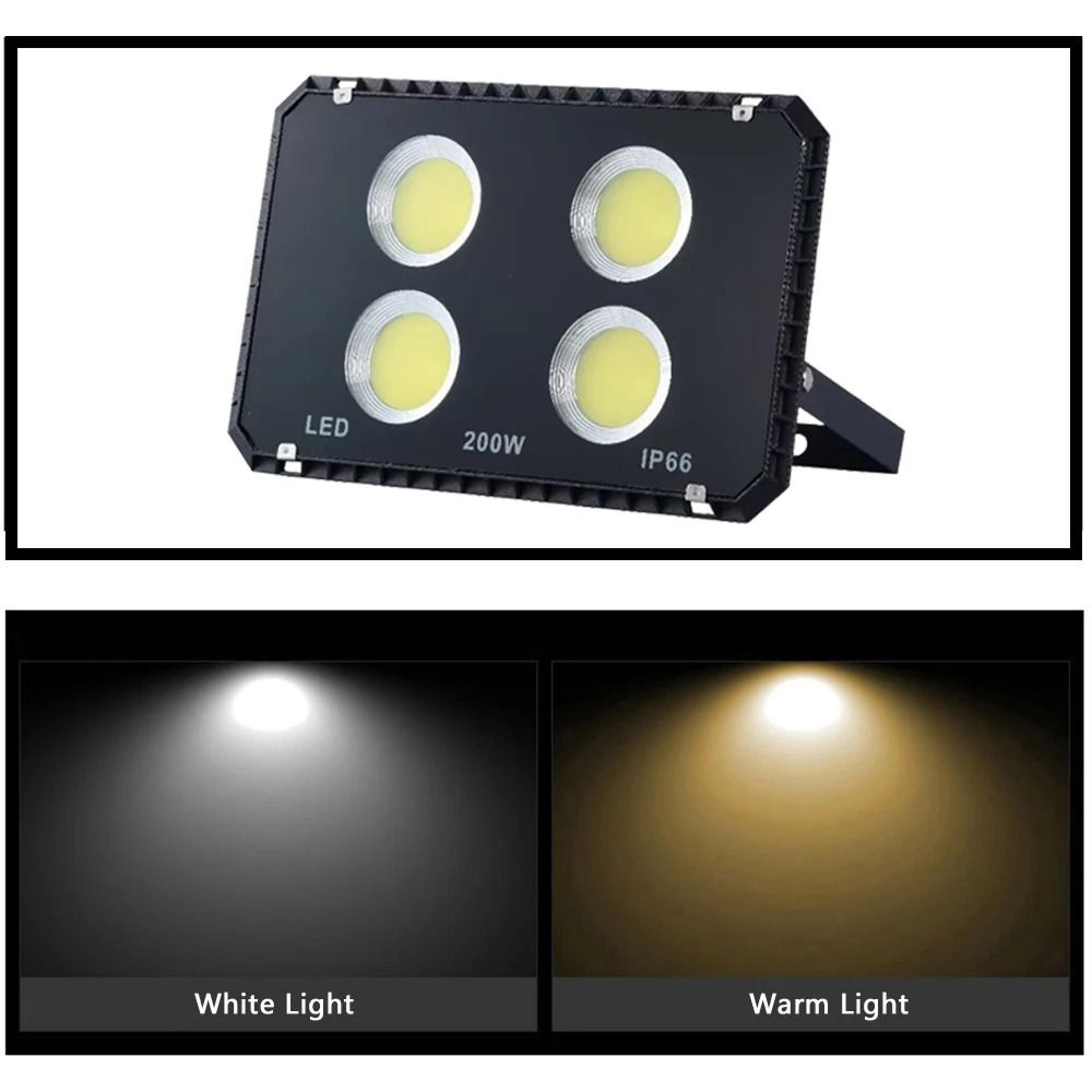 100w 200w ip66 waterproof outdoor led floodlight for garden and garage