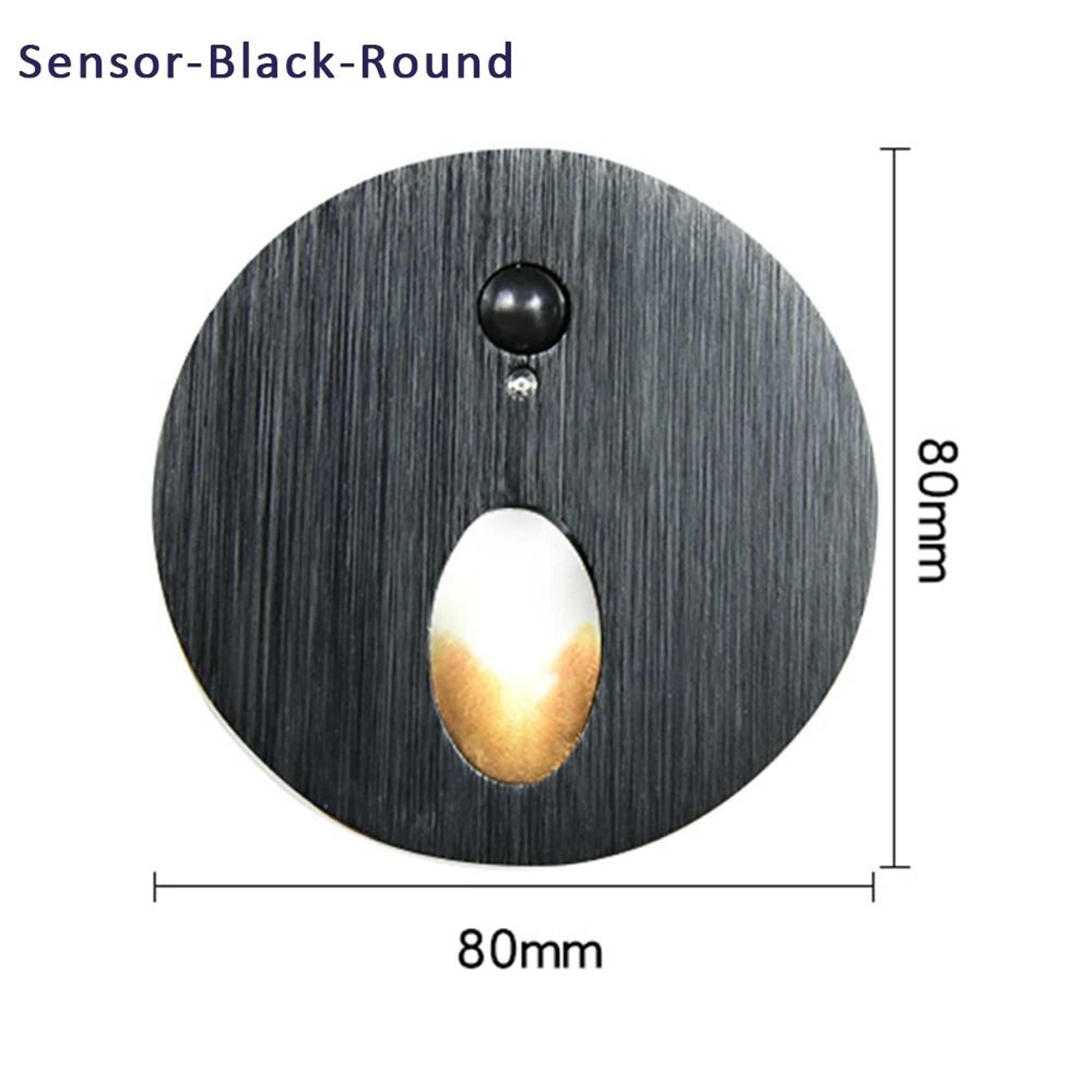 Round Or Square Recessed Motion Sensor LED Stair Light With 60mm Mounting Box 1