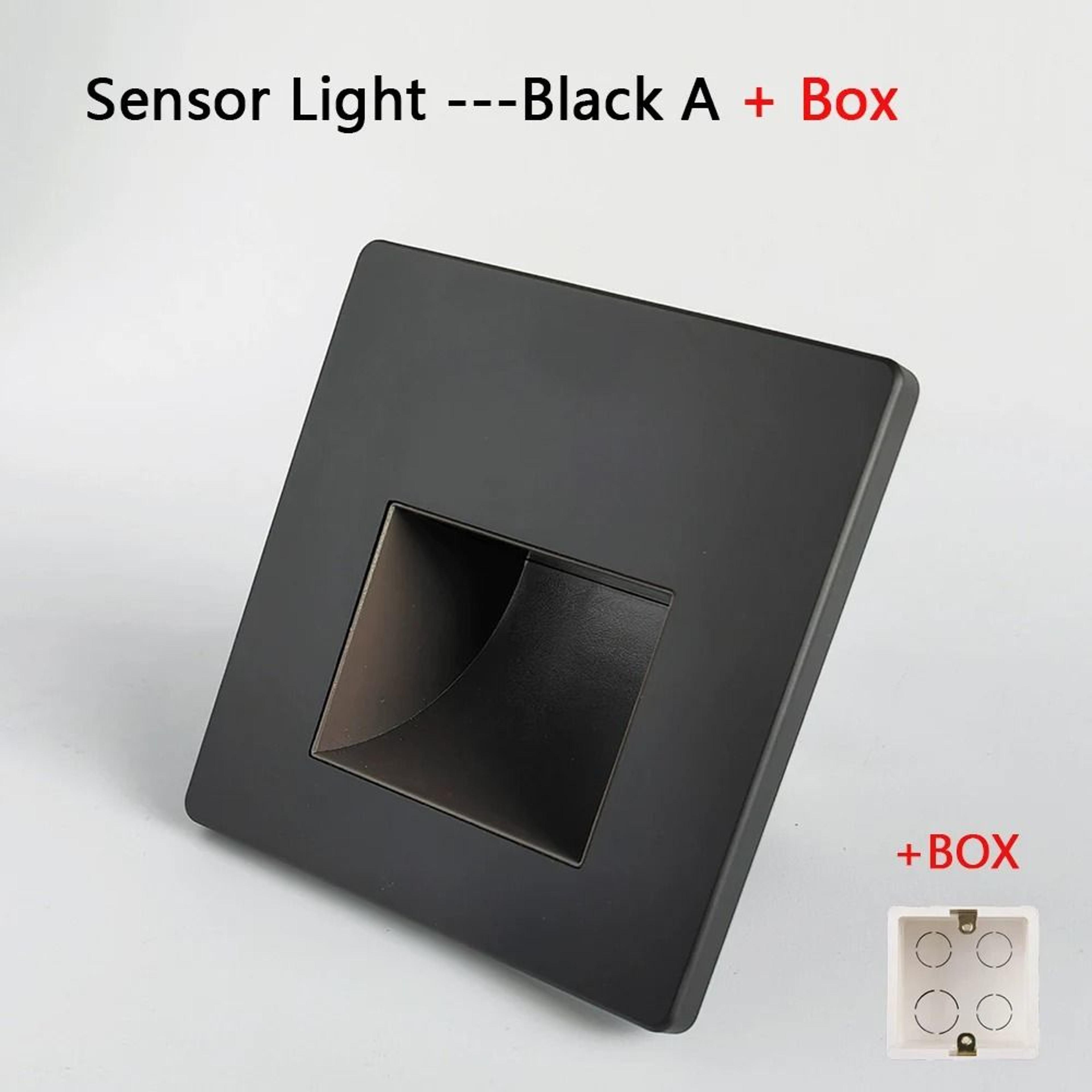 220V Recessed LED Radar Motion Sensor Stair Step Wall Light 9