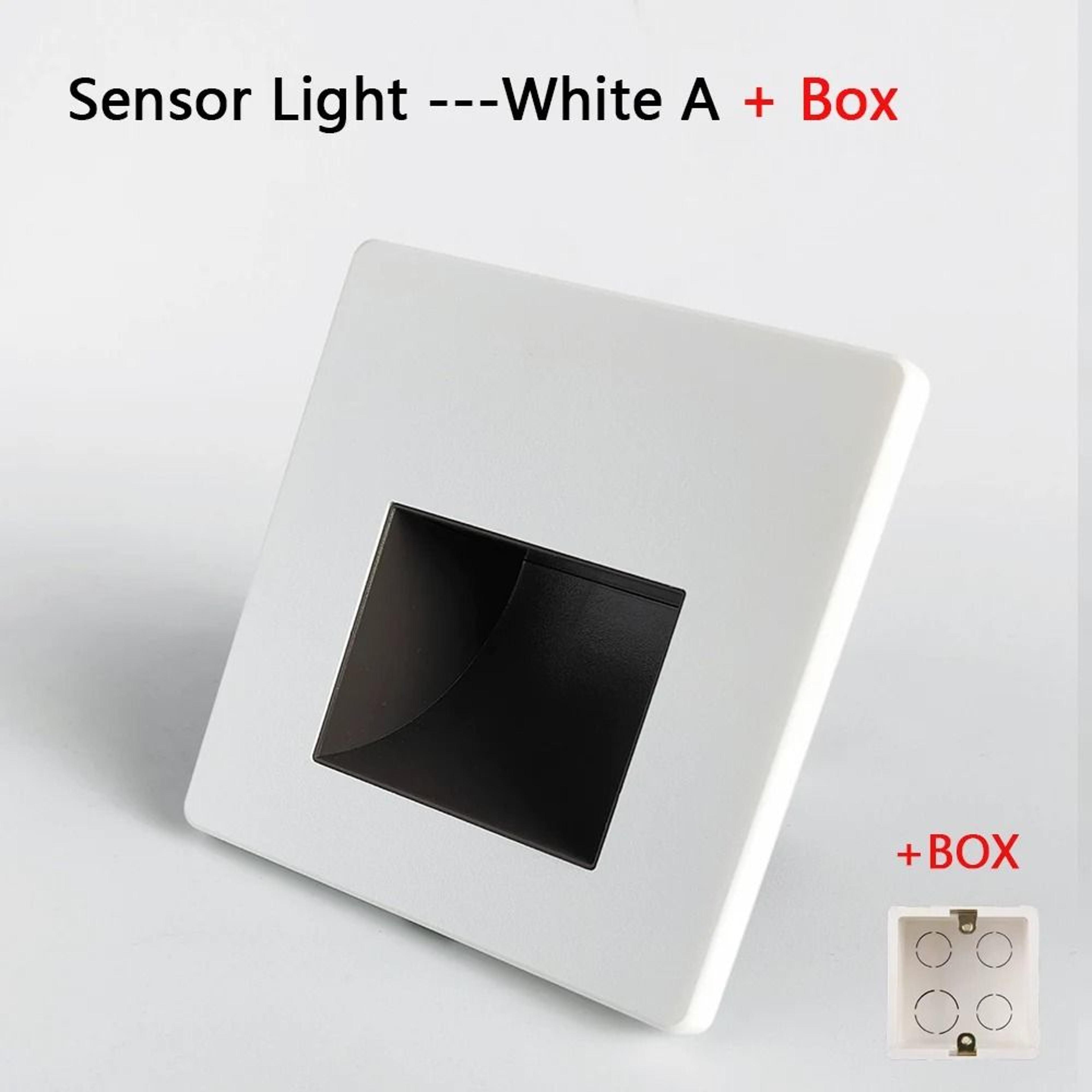 220V Recessed LED Radar Motion Sensor Stair Step Wall Light 10