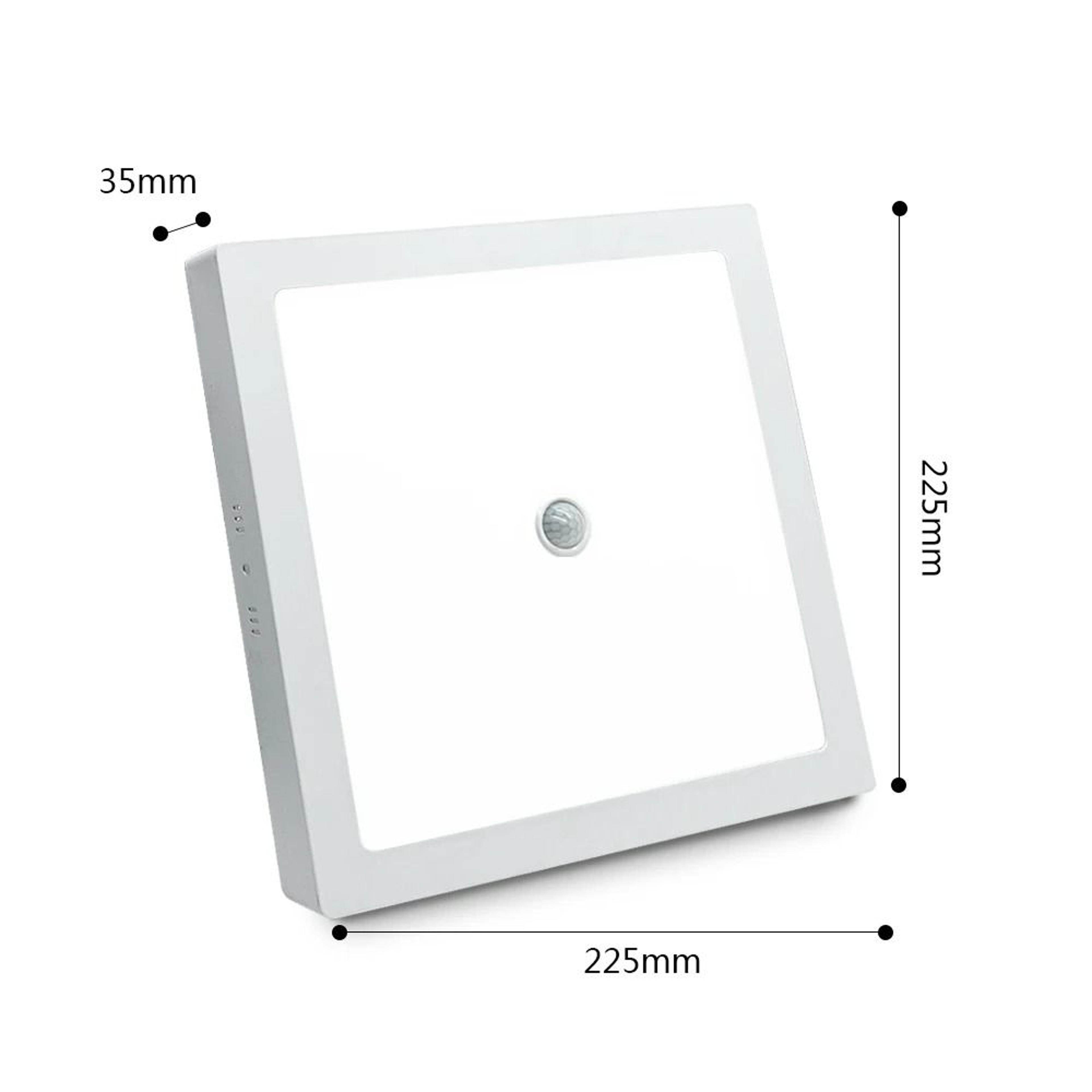 6W 12W 24W LED Motion Sensor Ceiling Panel Light For Hallway And Kitchen 6