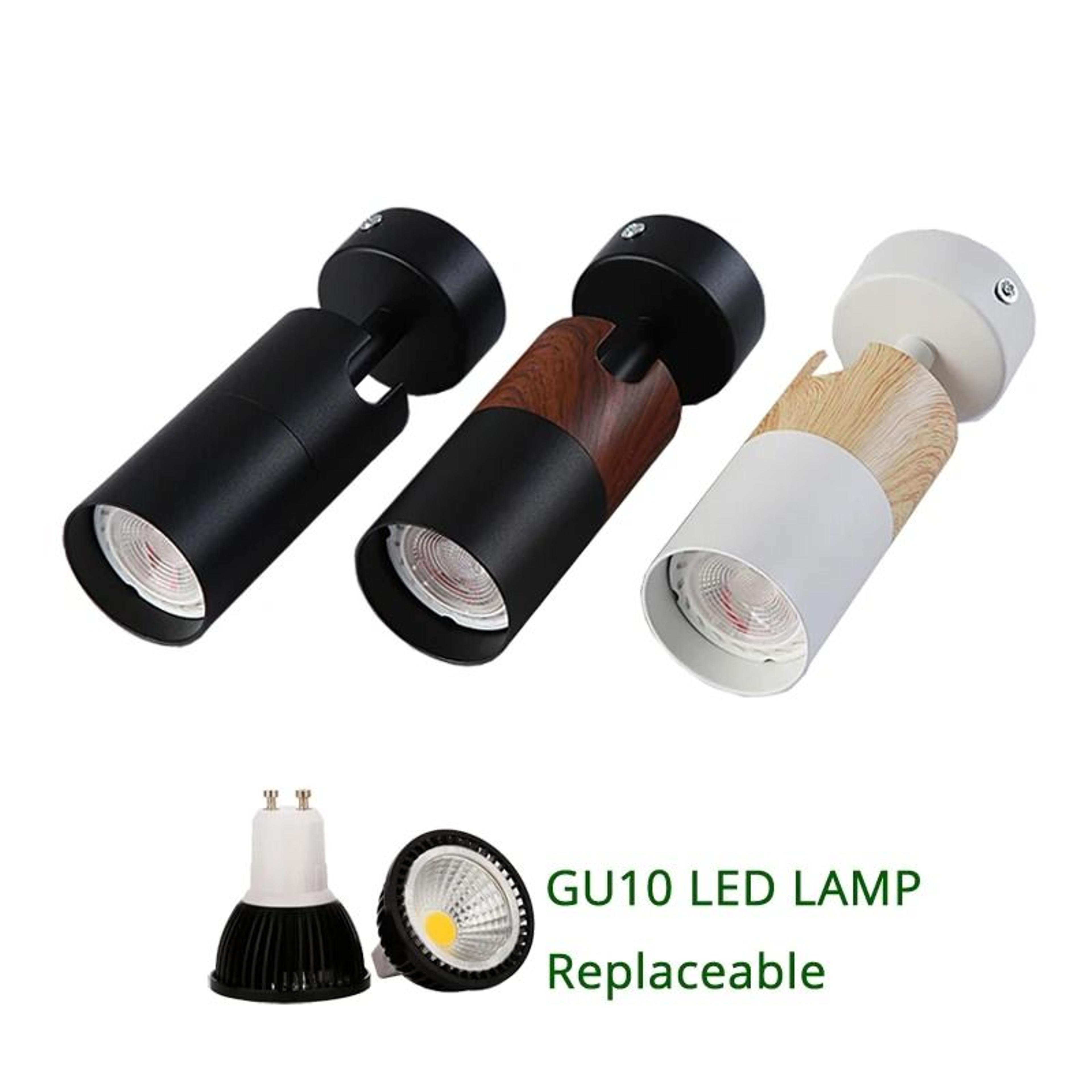 5w gu10 cob led track ceiling spotlight for home and retail displays